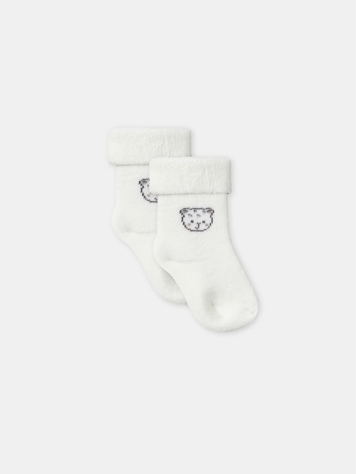 Ensemble Ensemble sweat blanc + pantalon + chaussettes Naissance Mixte - Image 8
