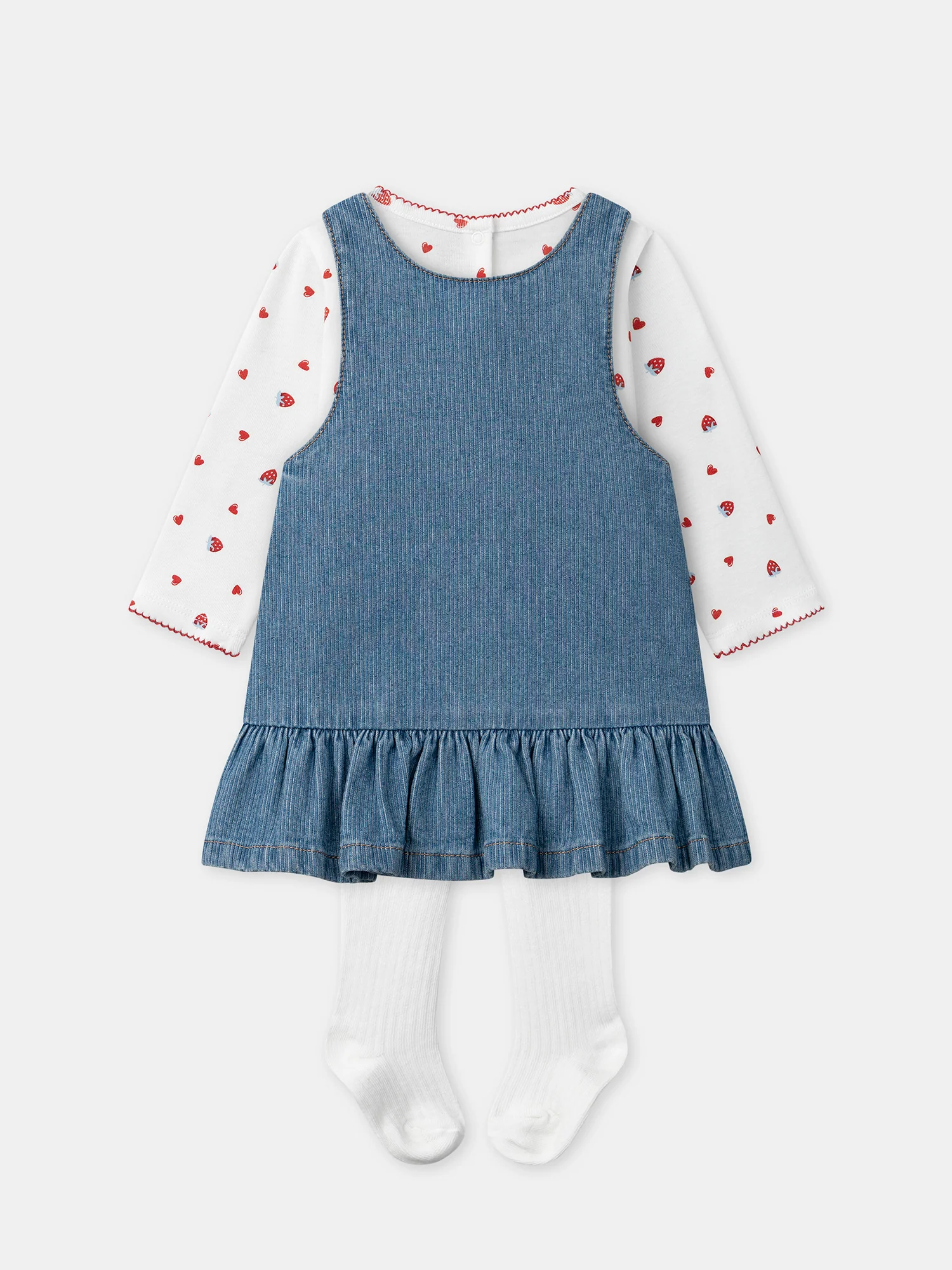 Ensemble t-shirt + chasuble + collant Bébé Fille - Image 12
