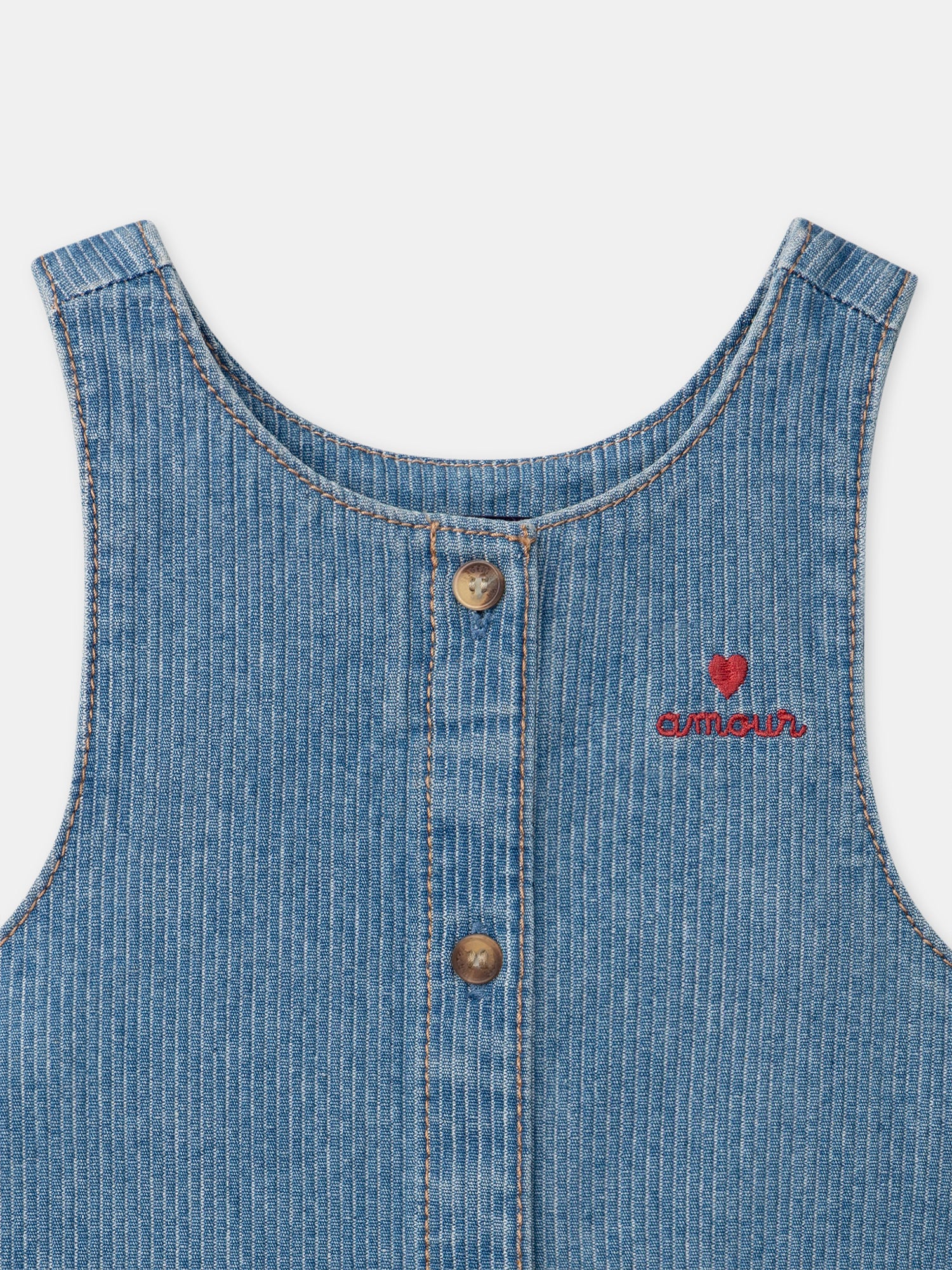Ensemble t-shirt + chasuble + collant Bébé Fille - Image 3