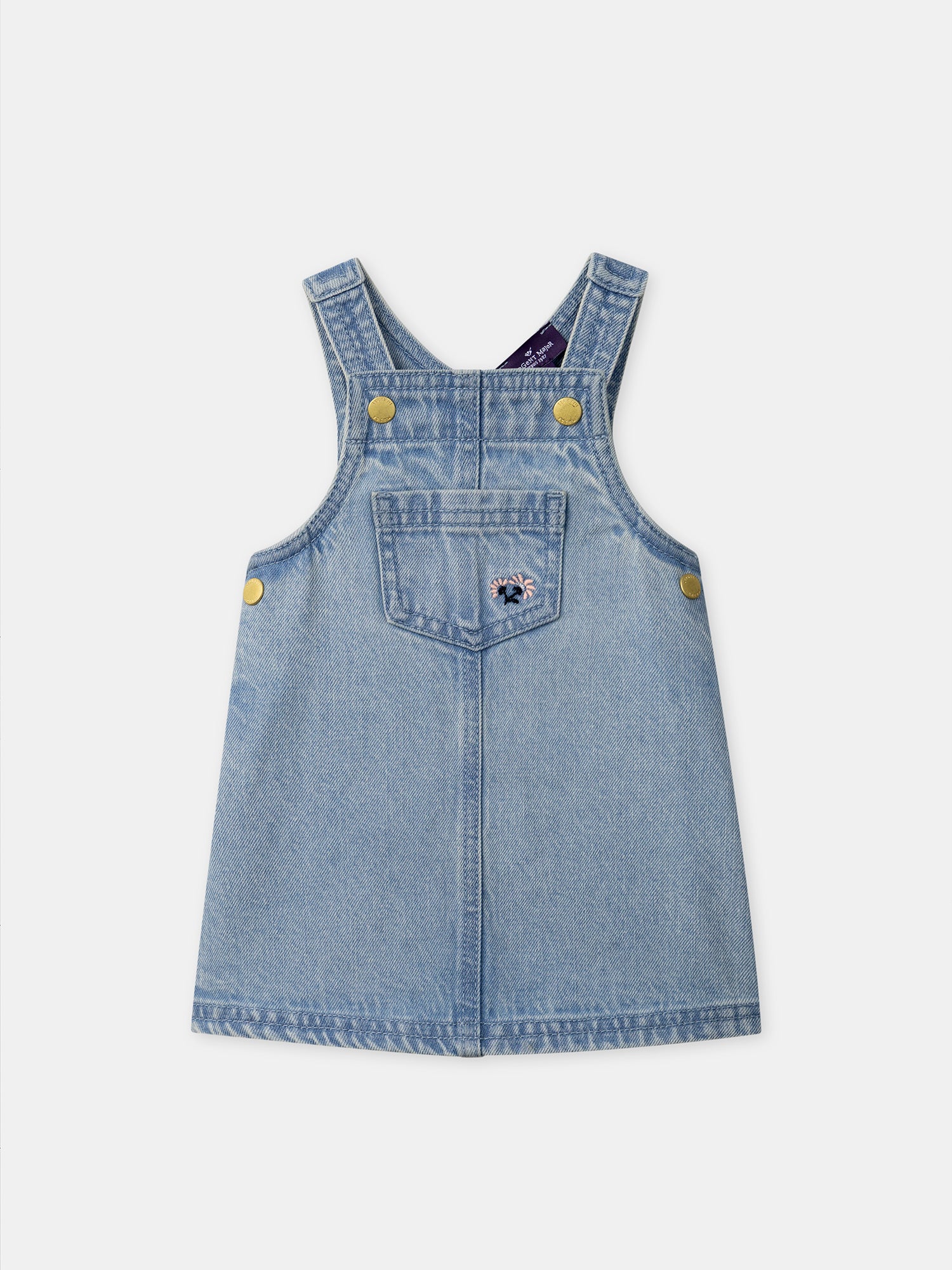 Ensemble chasuble denim + body Bébé Fille - Image 6