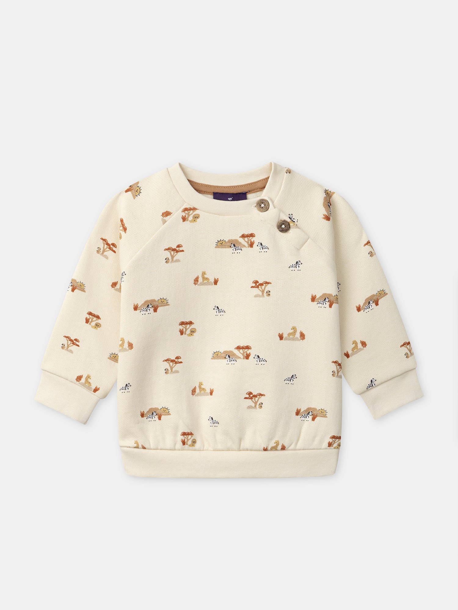 Ensemble sweat beige + legging marron Bébé Garçon - Image 3