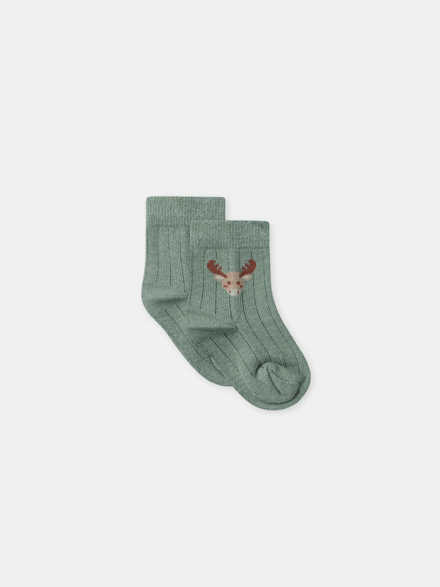 Ensemble combinaison à rayures vertes + body + chaussettes Naissance Garçon - Image 11