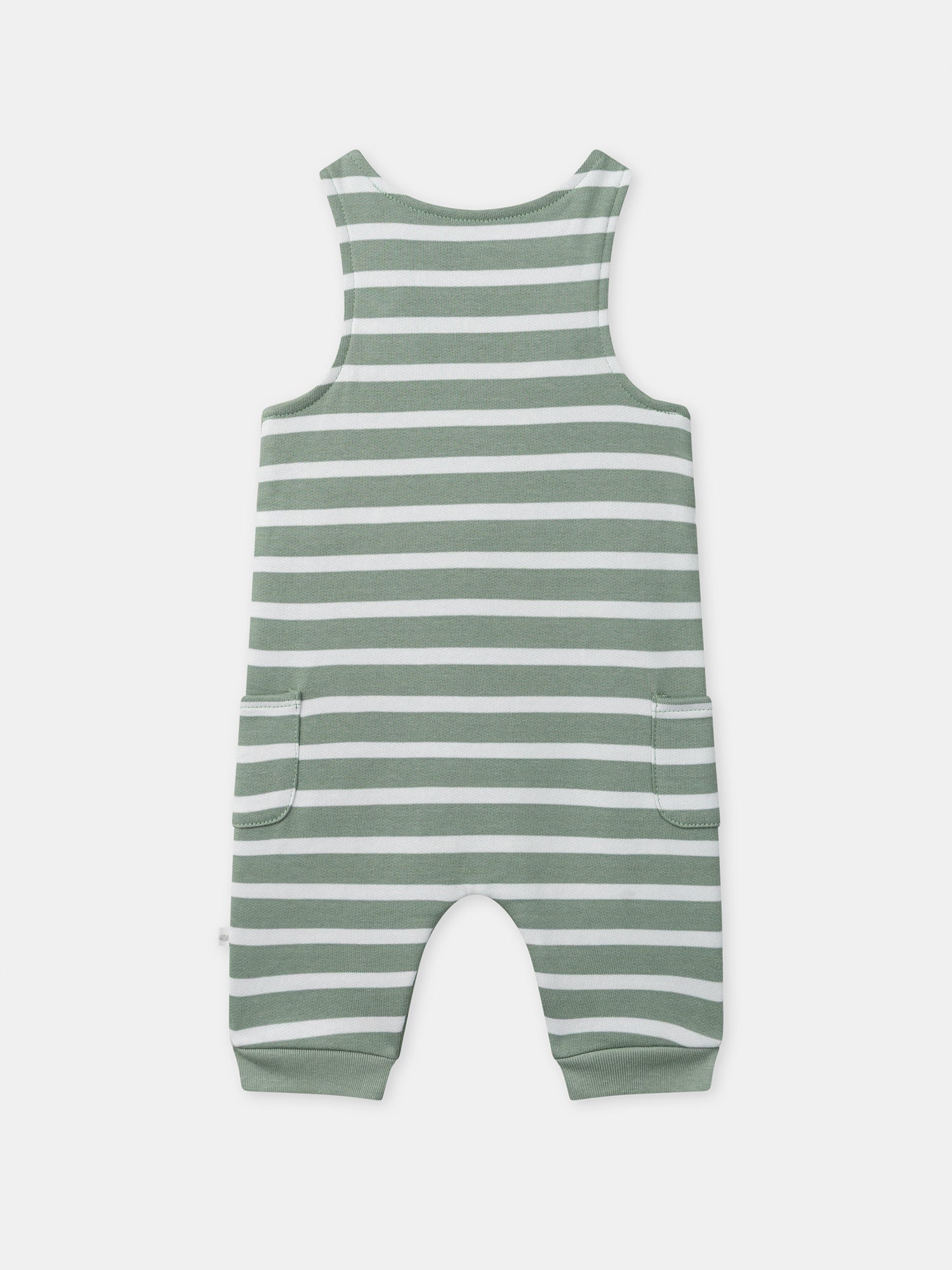 Ensemble combinaison à rayures vertes + body + chaussettes Naissance Garçon - Image 6