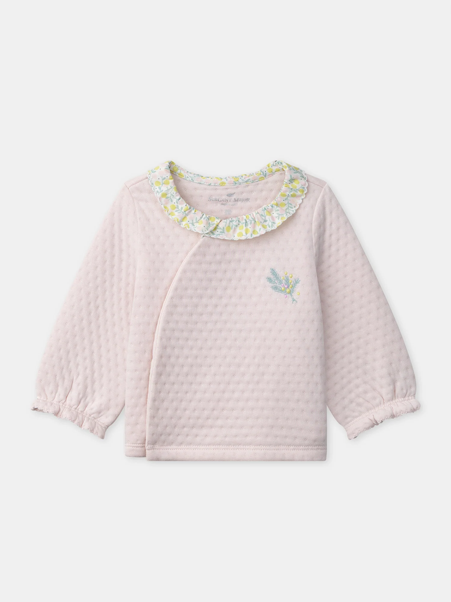 Ensemble haut + pantalon rose + doudou Naissance Fille - Image 6