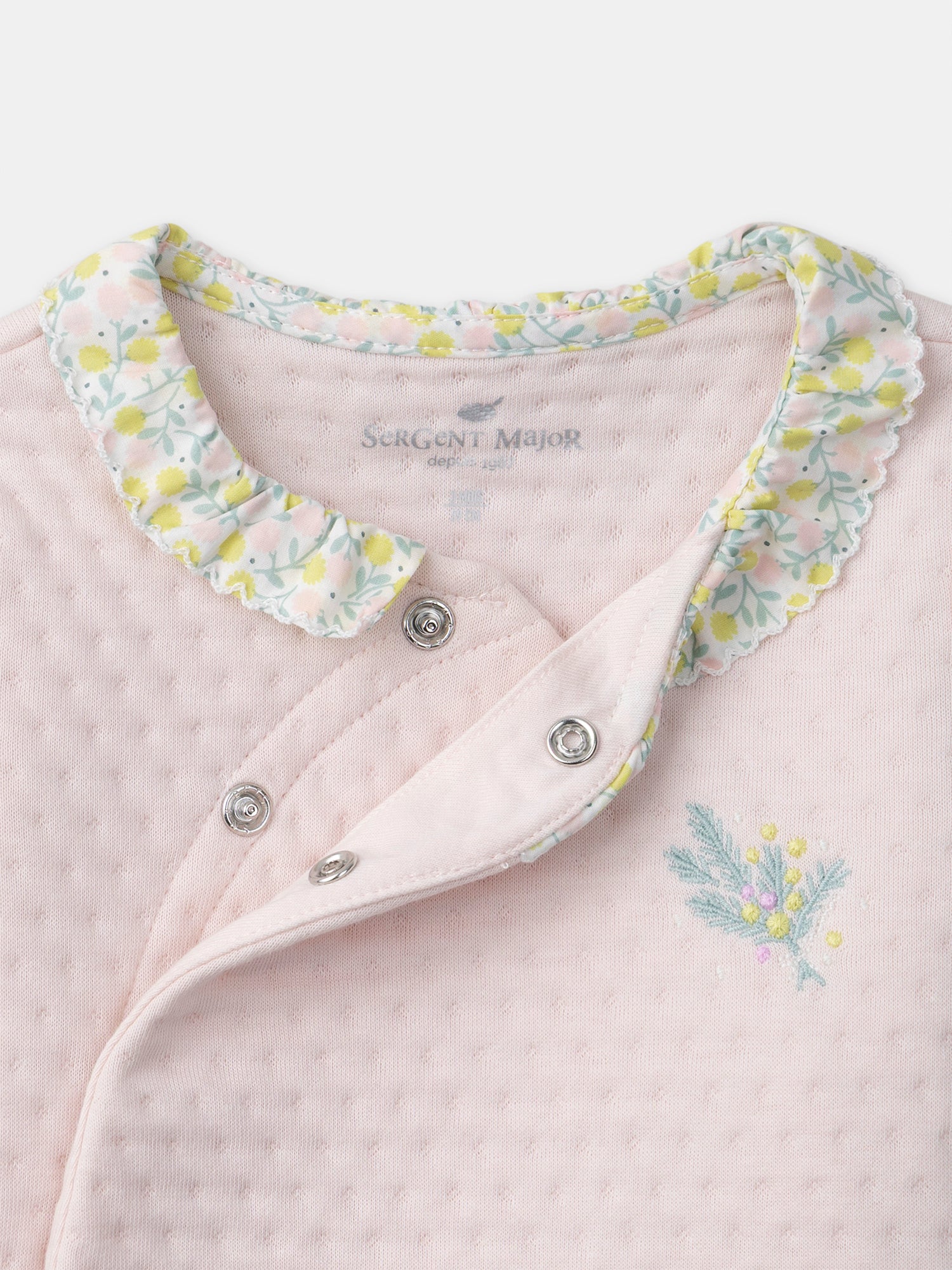 Ensemble haut + pantalon rose + doudou Naissance Fille - Image 7