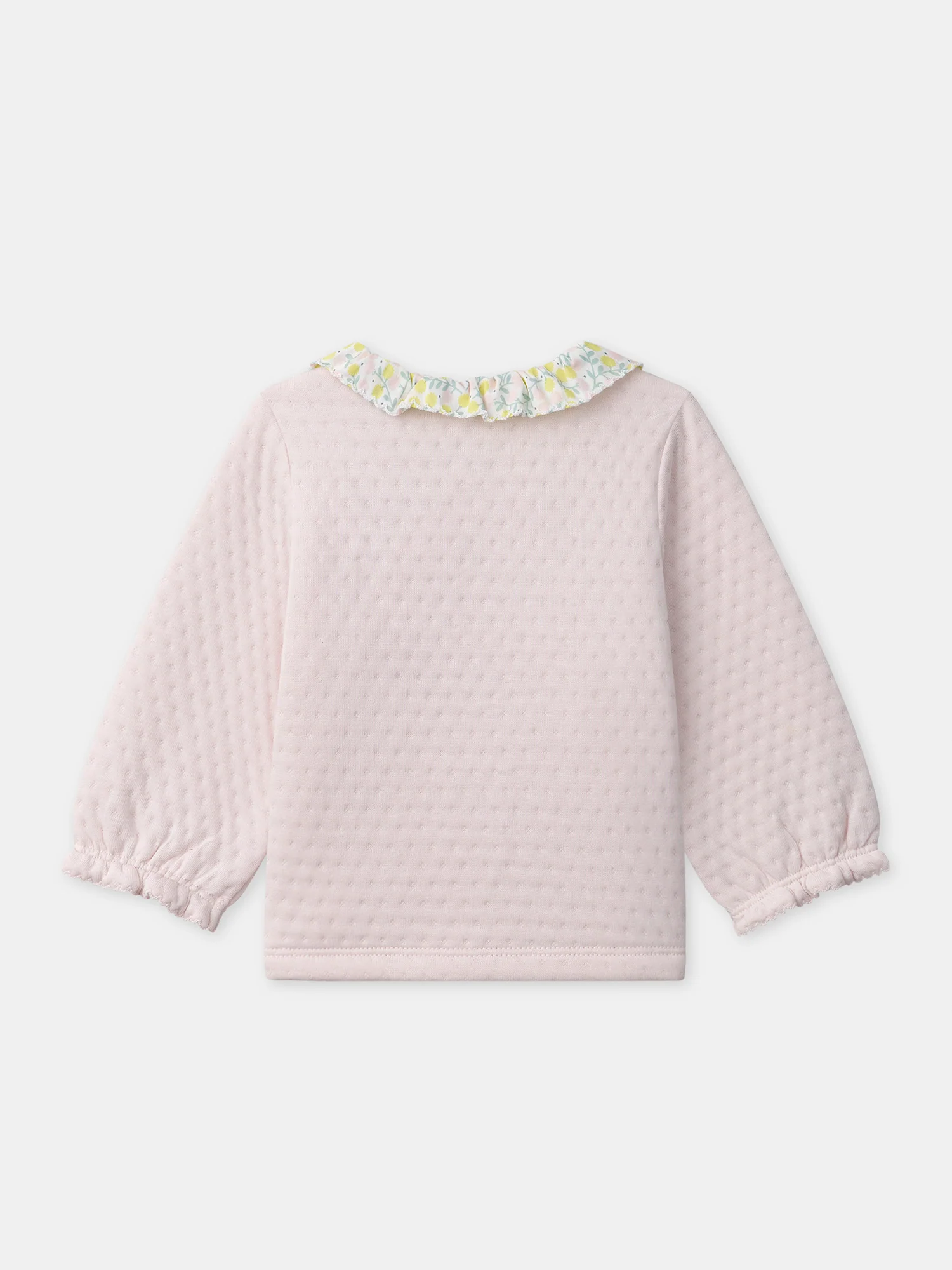 Ensemble haut + pantalon rose + doudou Naissance Fille - Image 8