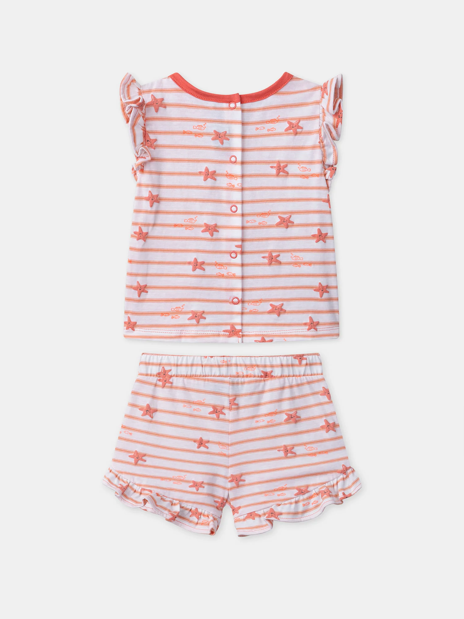 Ensemble t-shirt et short rayés - Image 10