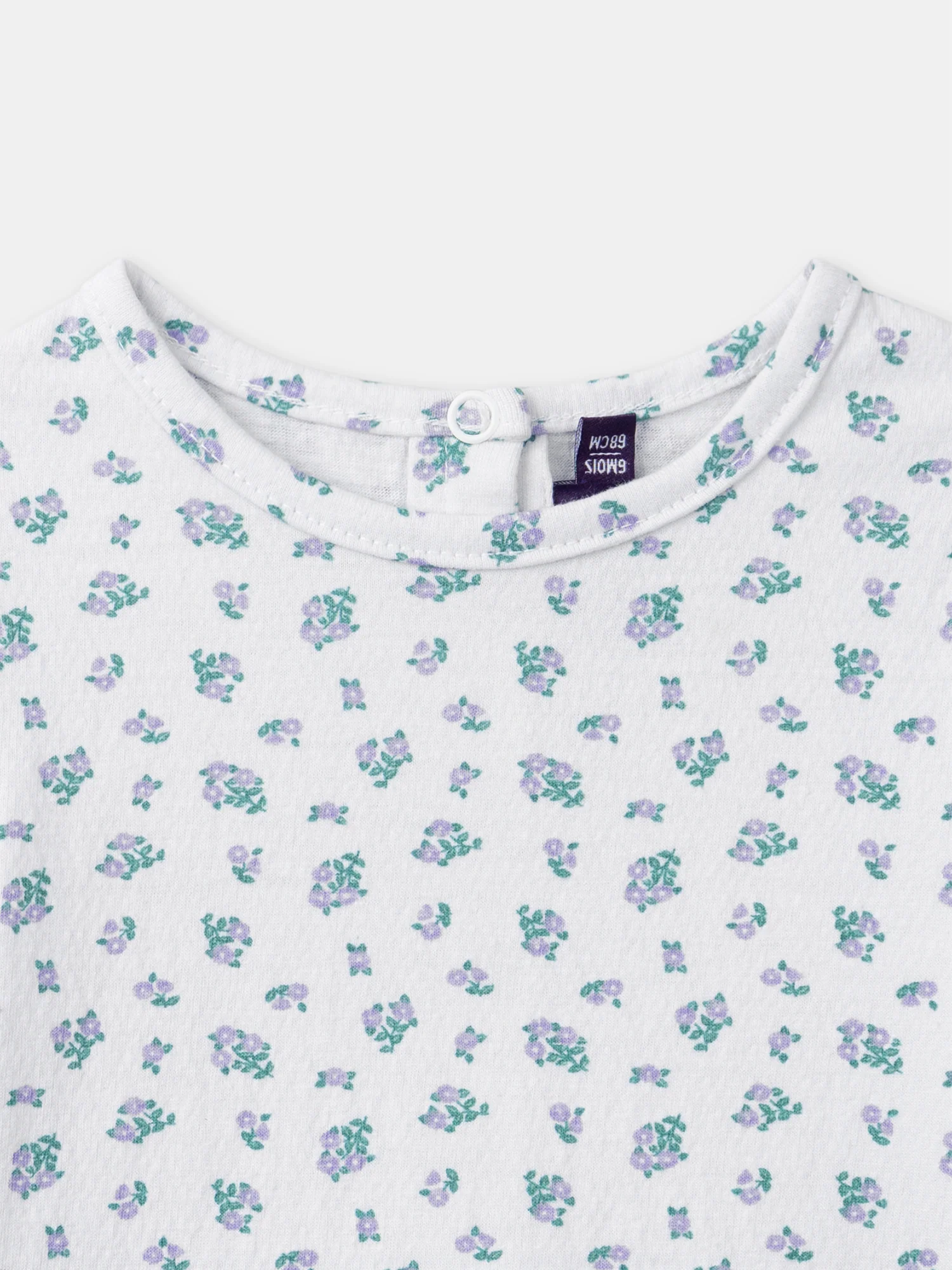 Ensemble tshirt imprimé fleuri, short et bandeau - Image 3