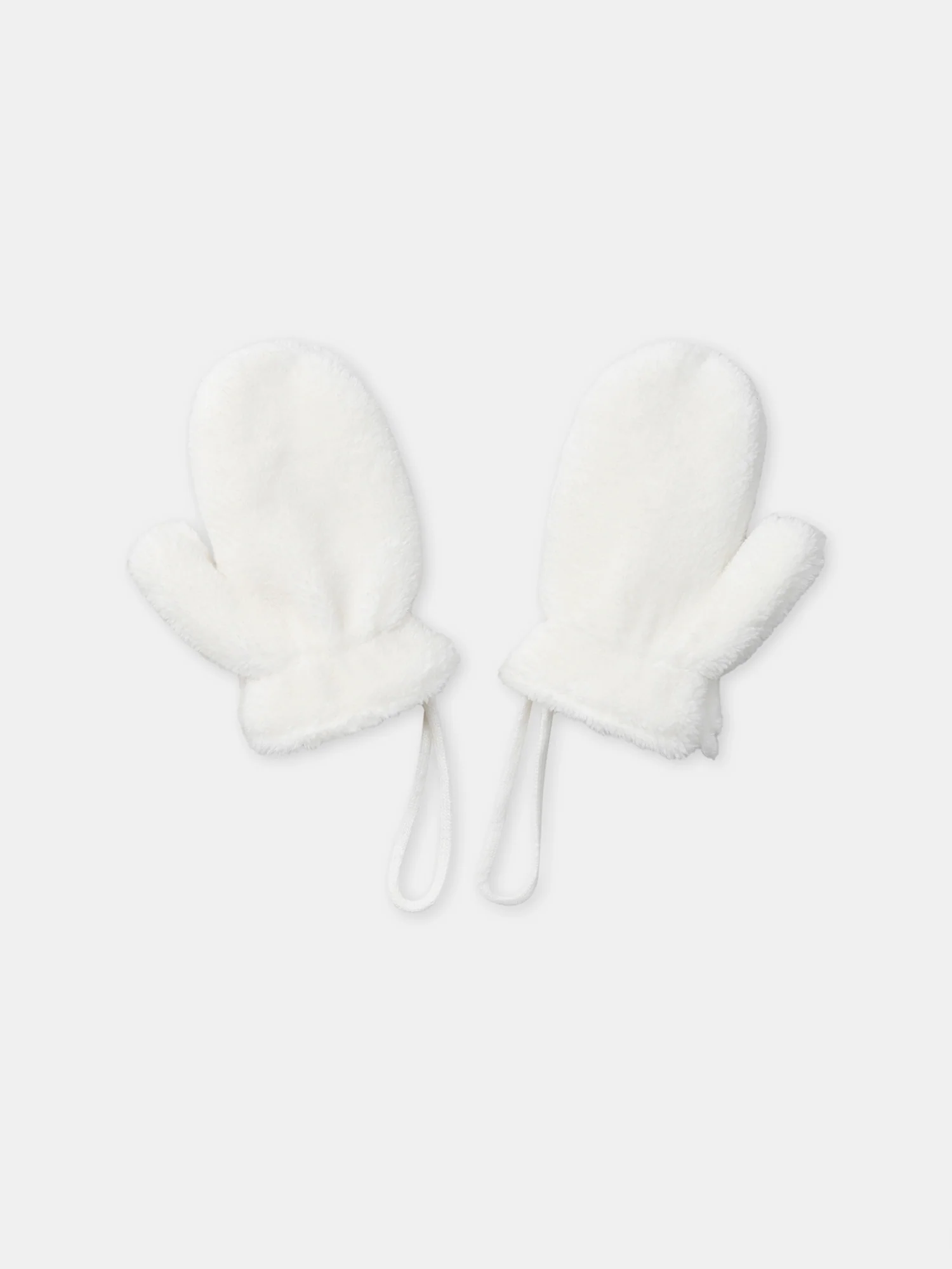 Gants blanc à broderie chien Fille - Image 2