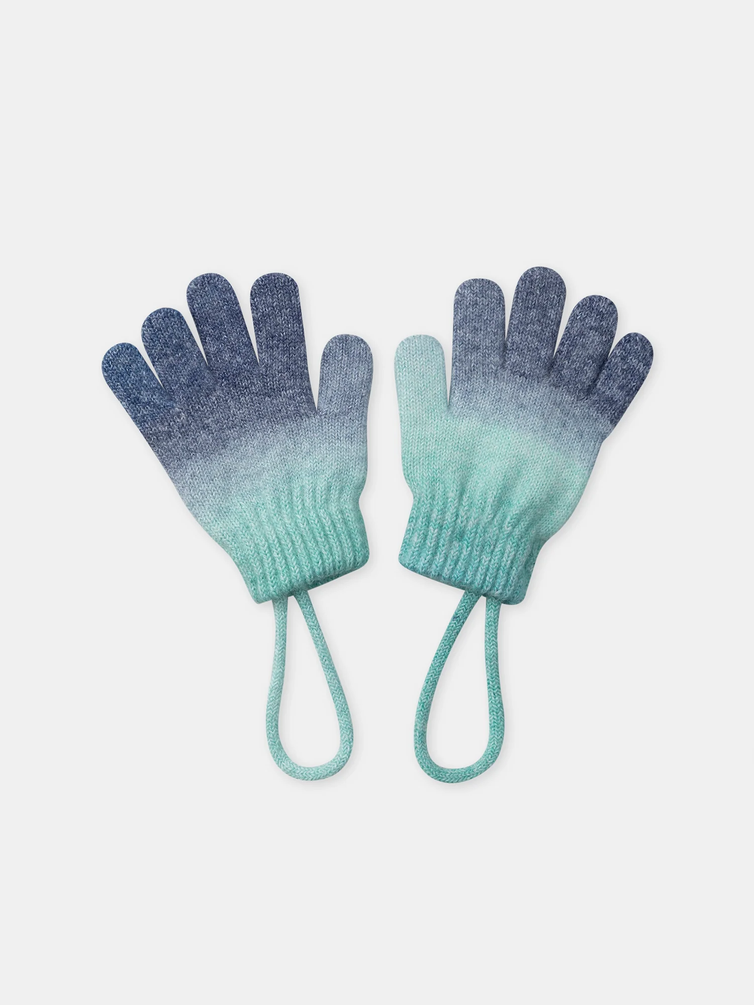 Gants tie and dye en maille Garçon
