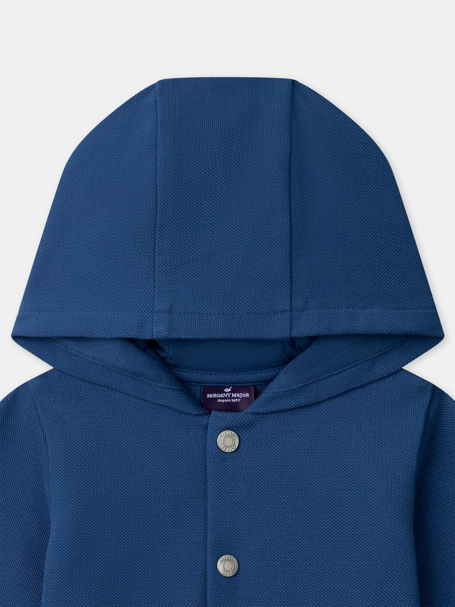 Gilet à capuche bleu foncé Bébé Garçon - Image 6