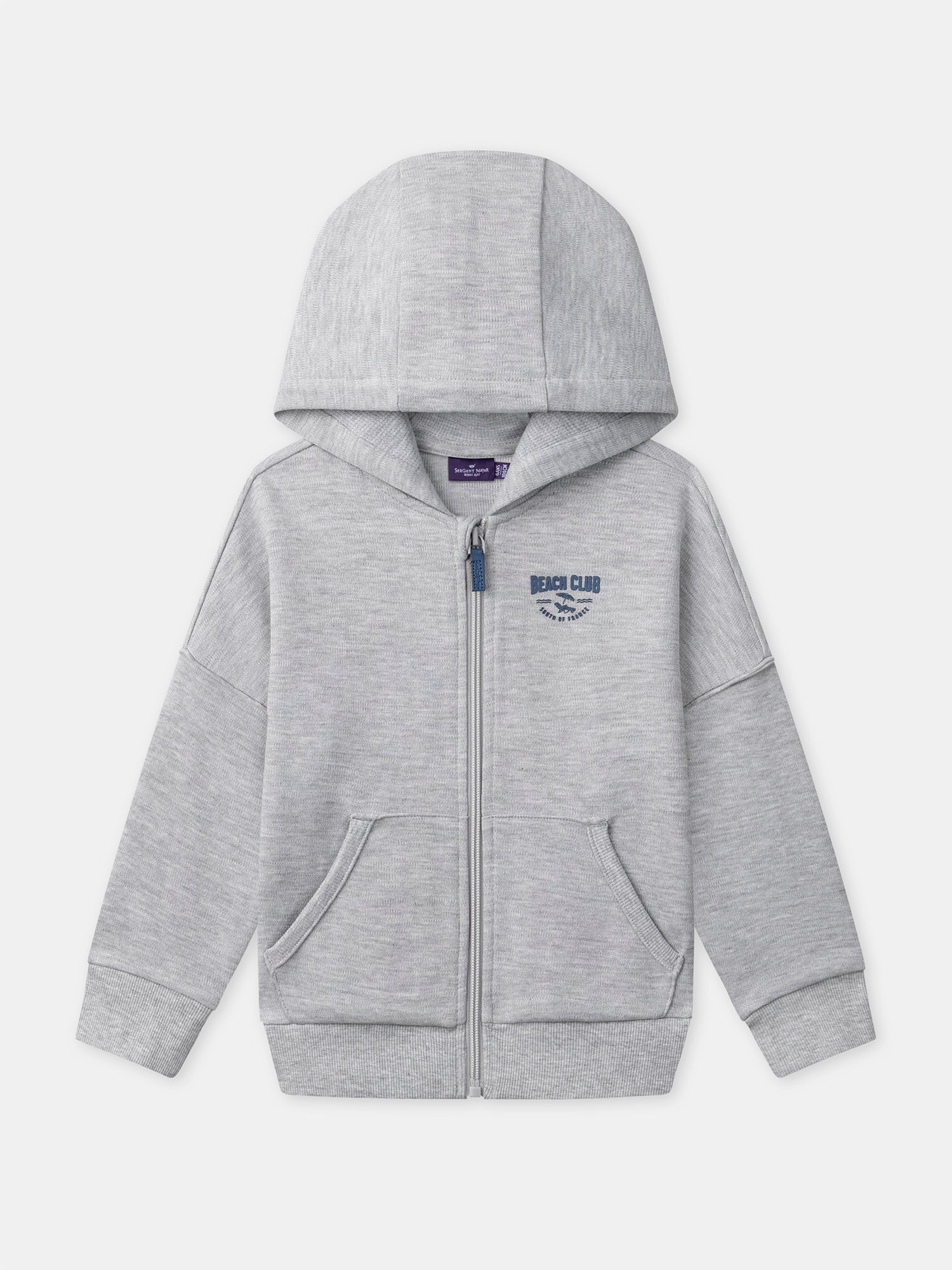 Gilet à capuche gris Garçon - Image 3