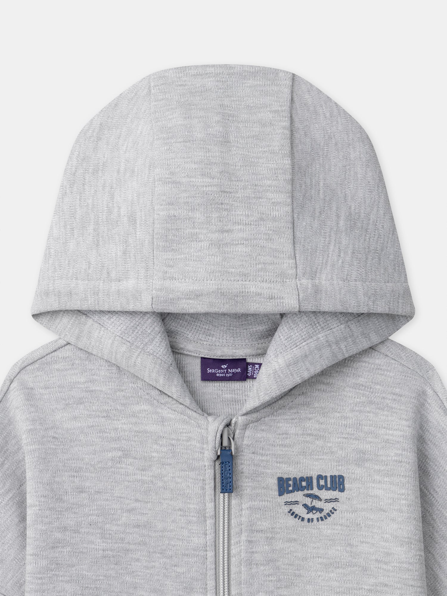 Gilet à capuche gris Garçon - Image 4