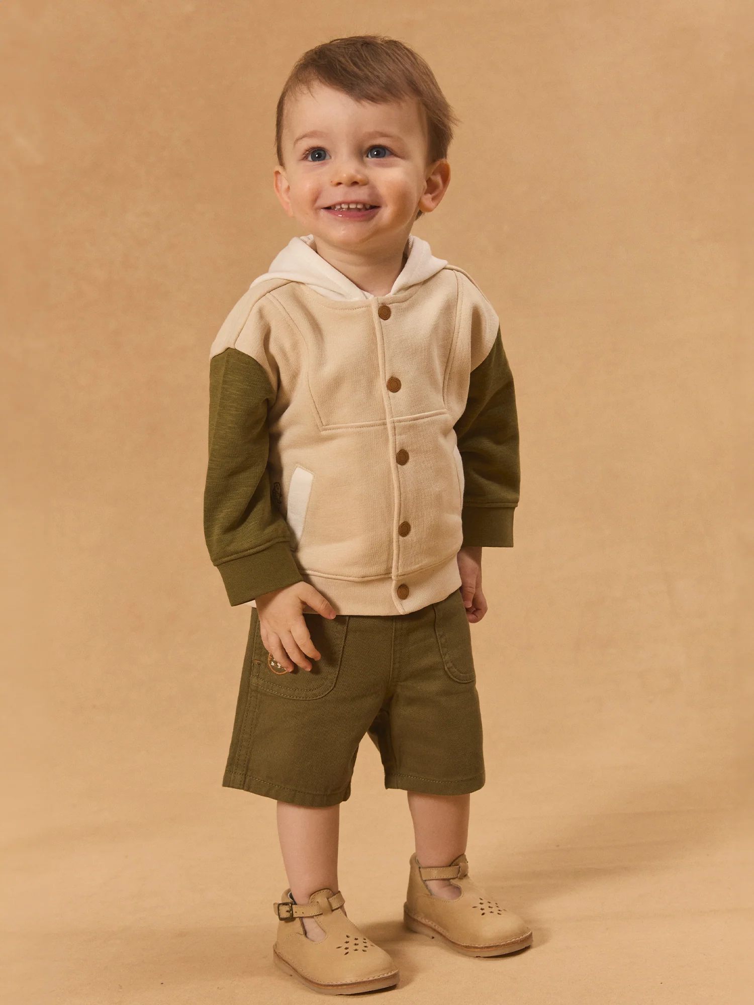 Gilet à capuche tricolore - Image 6