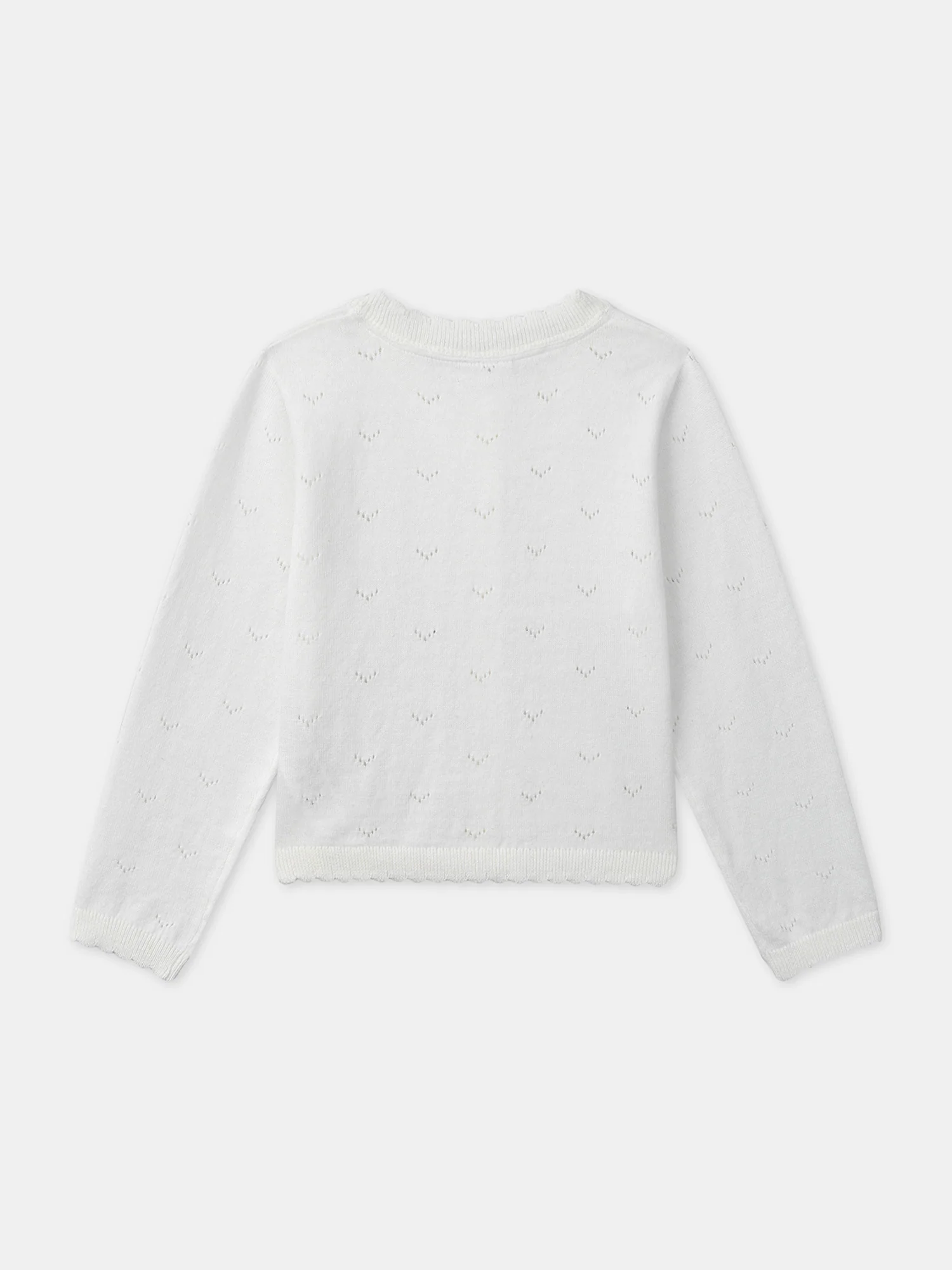 Gilet ajouré écru - Image 3
