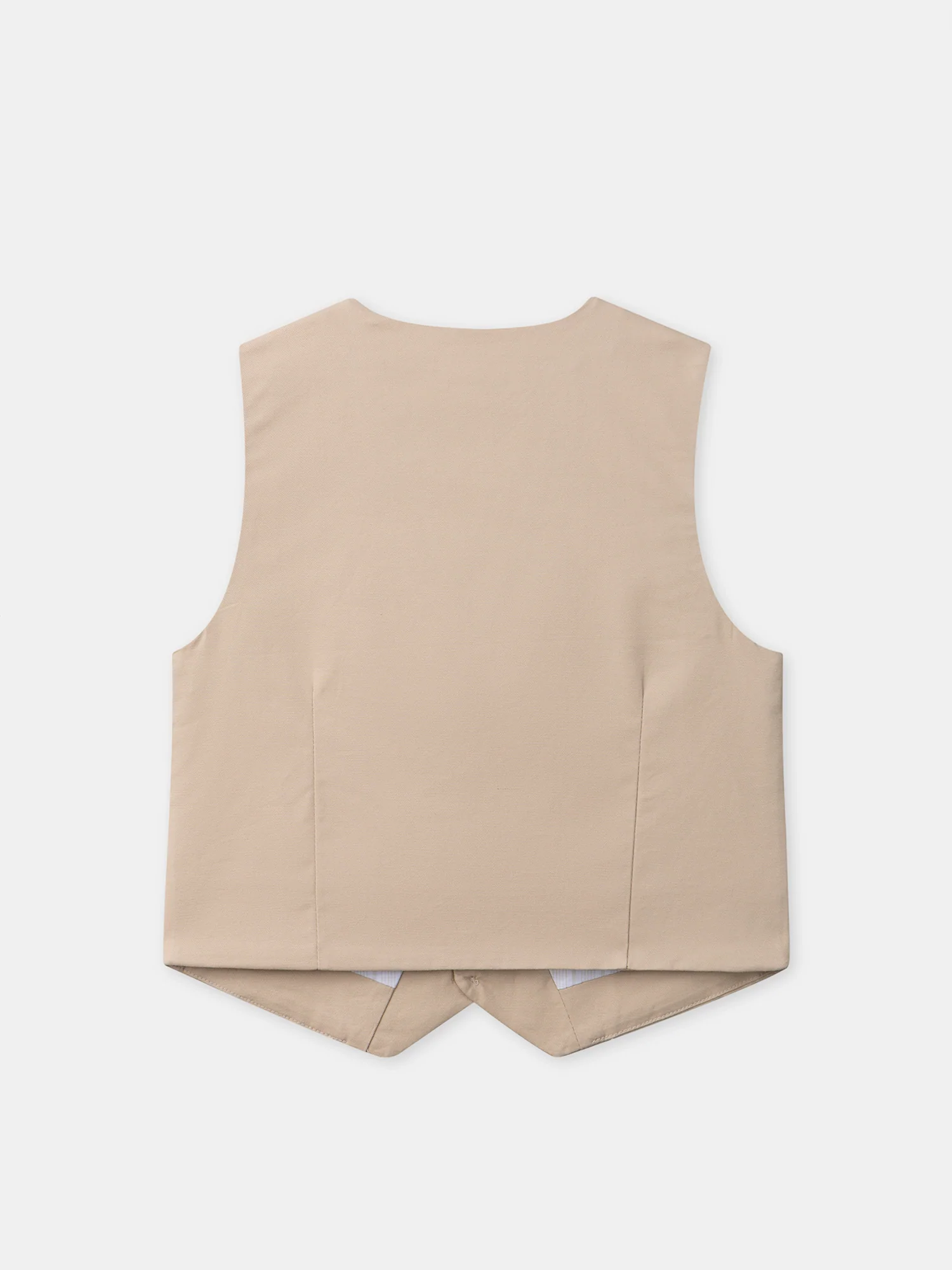 Gilet beige sans manches Garçon - Image 5