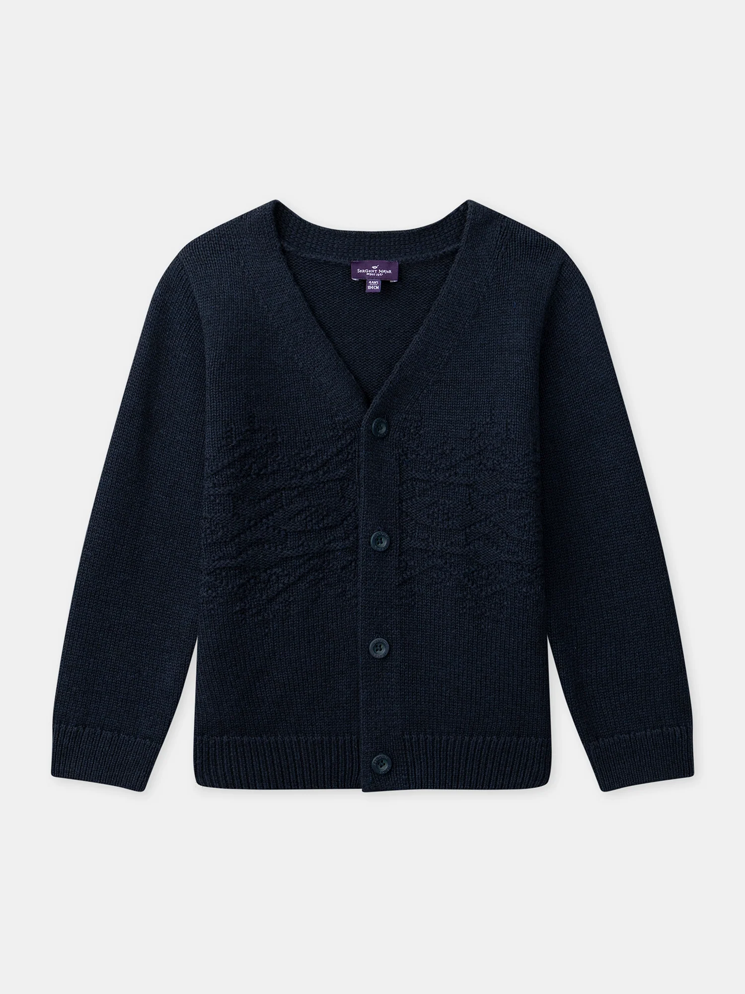 Gilet Noël bleu marine Garçon