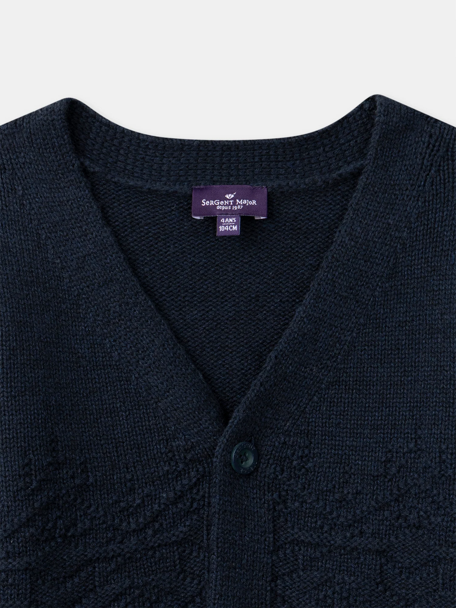 Gilet Noël bleu marine Garçon - Image 5