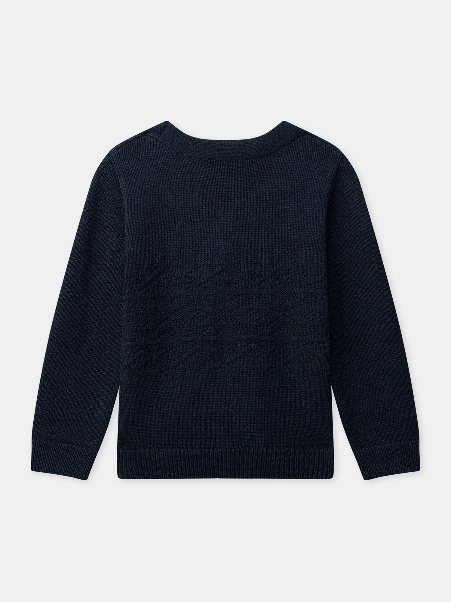 Gilet Noël bleu marine Garçon - Image 6