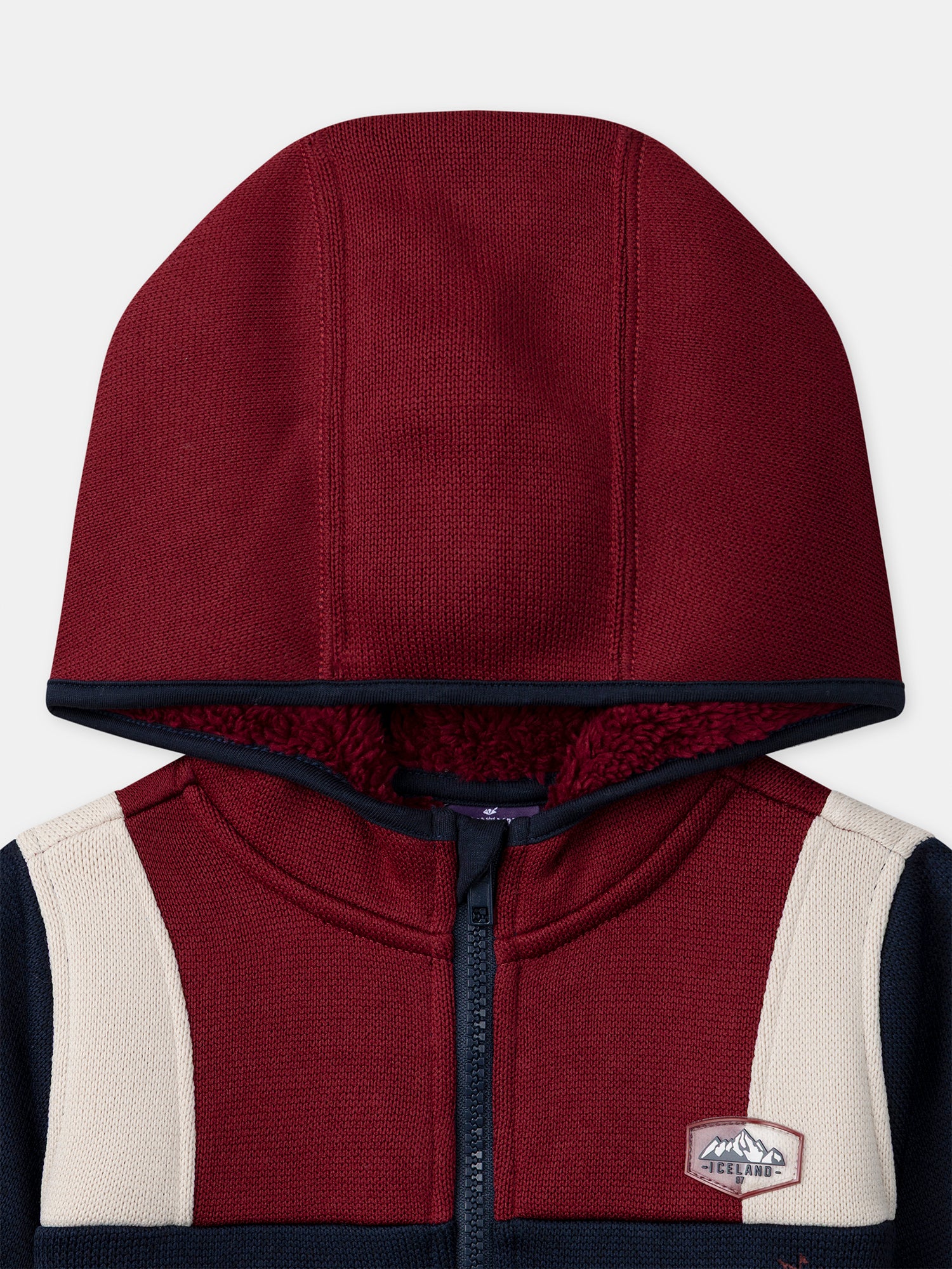 Gilet à capuche tricolore Garçon - Image 2