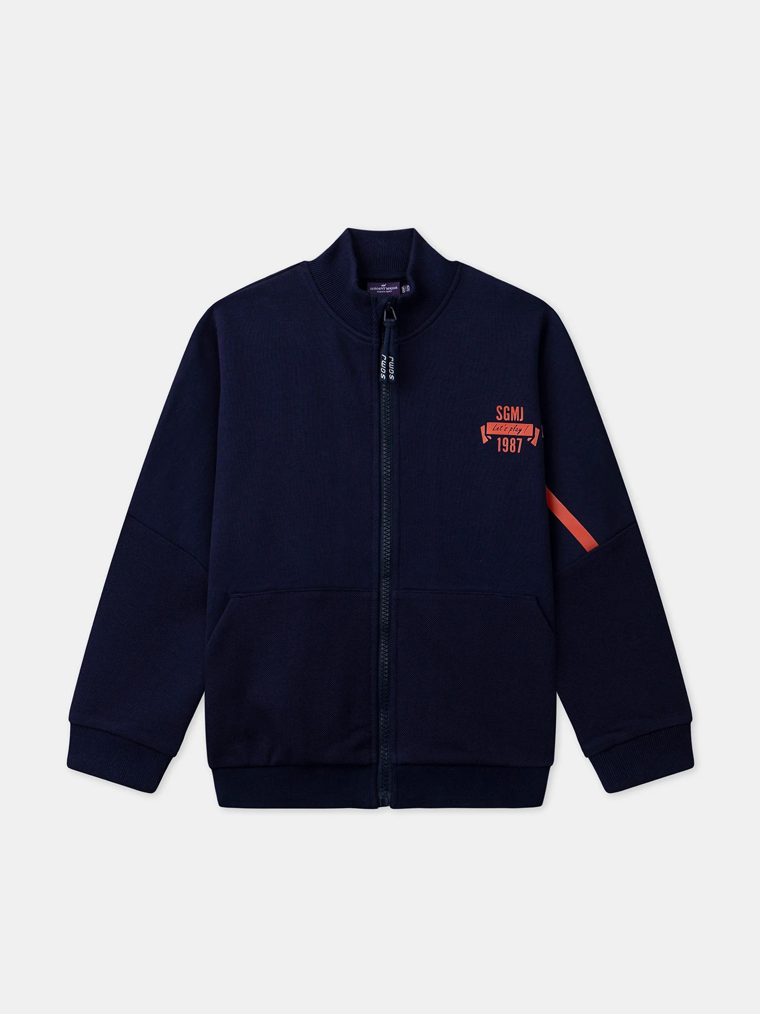Gilet Bleu Marine Bi-matière