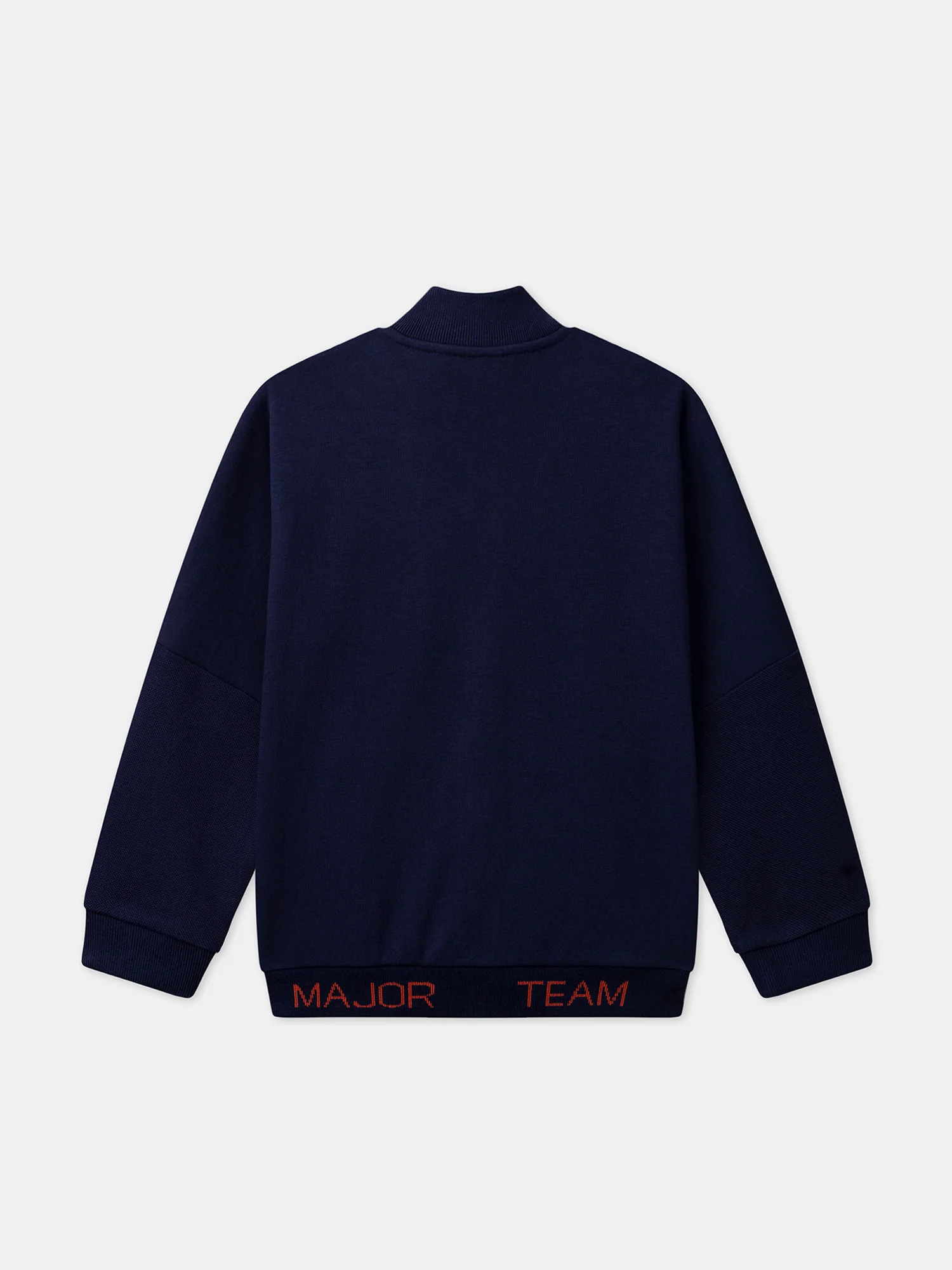 Gilet Bleu Marine Bi-matière - Image 3
