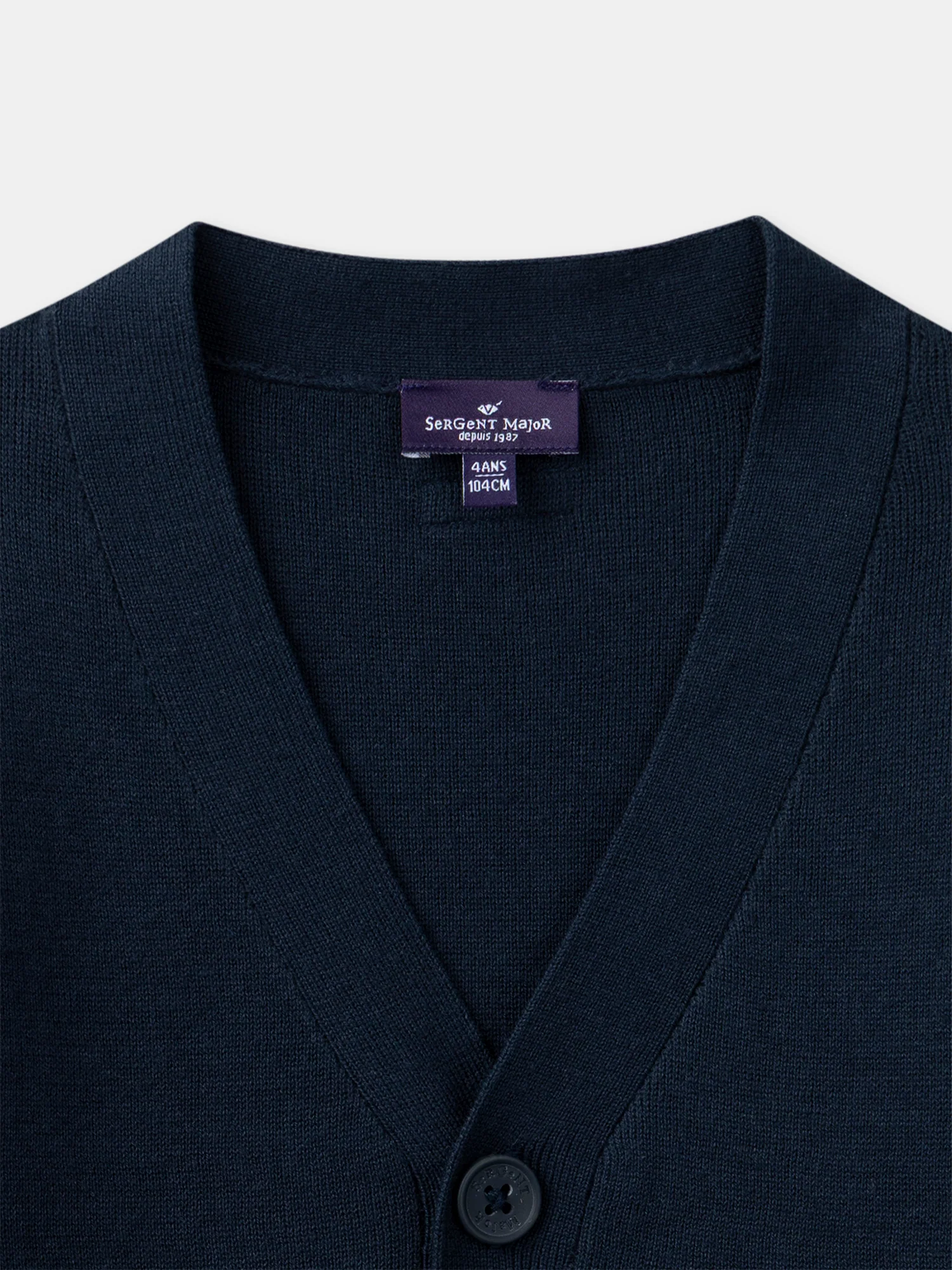Gilet bleu marine Garçon - Image 4