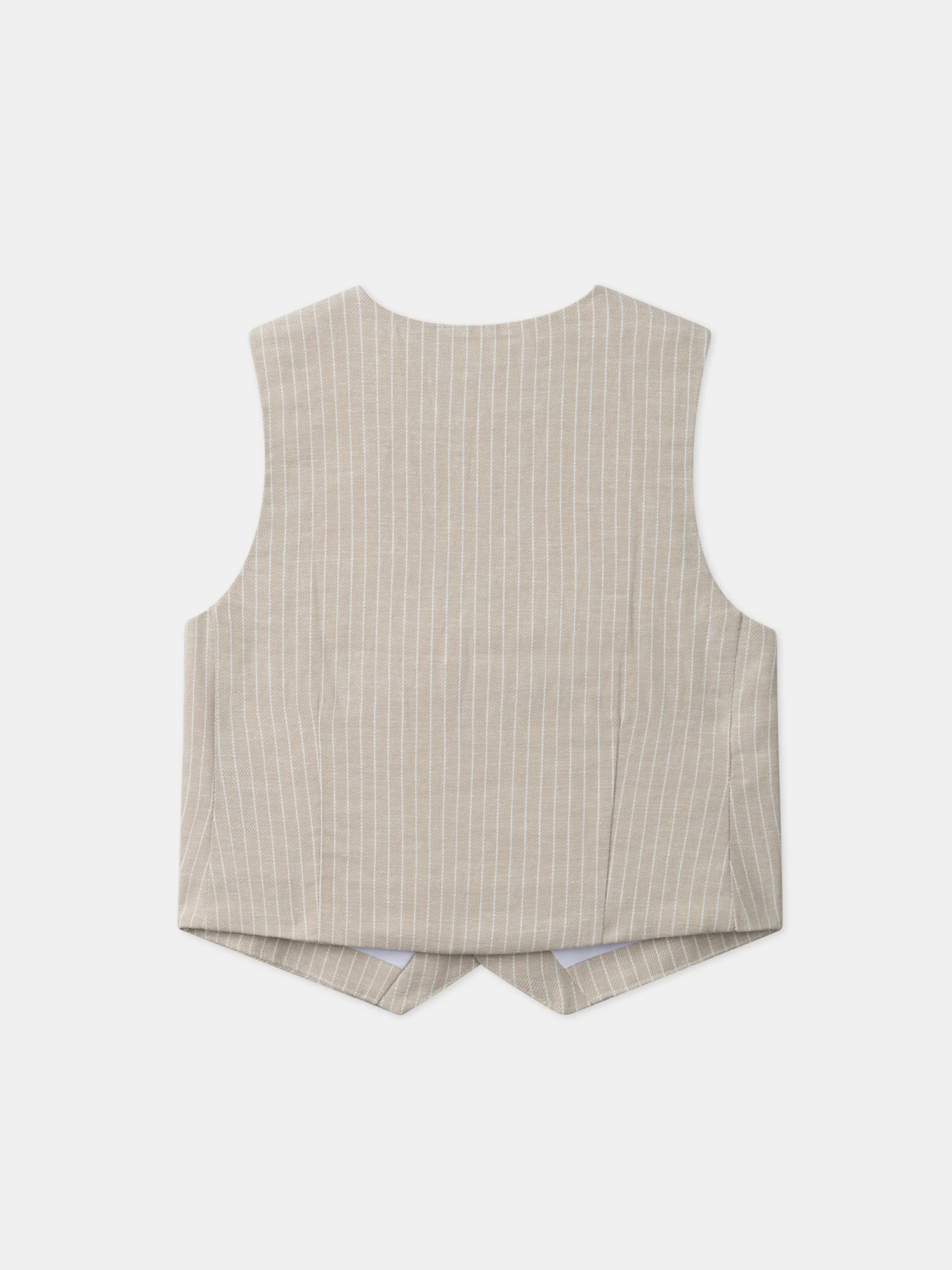 Gilet de costume beige - Image 3