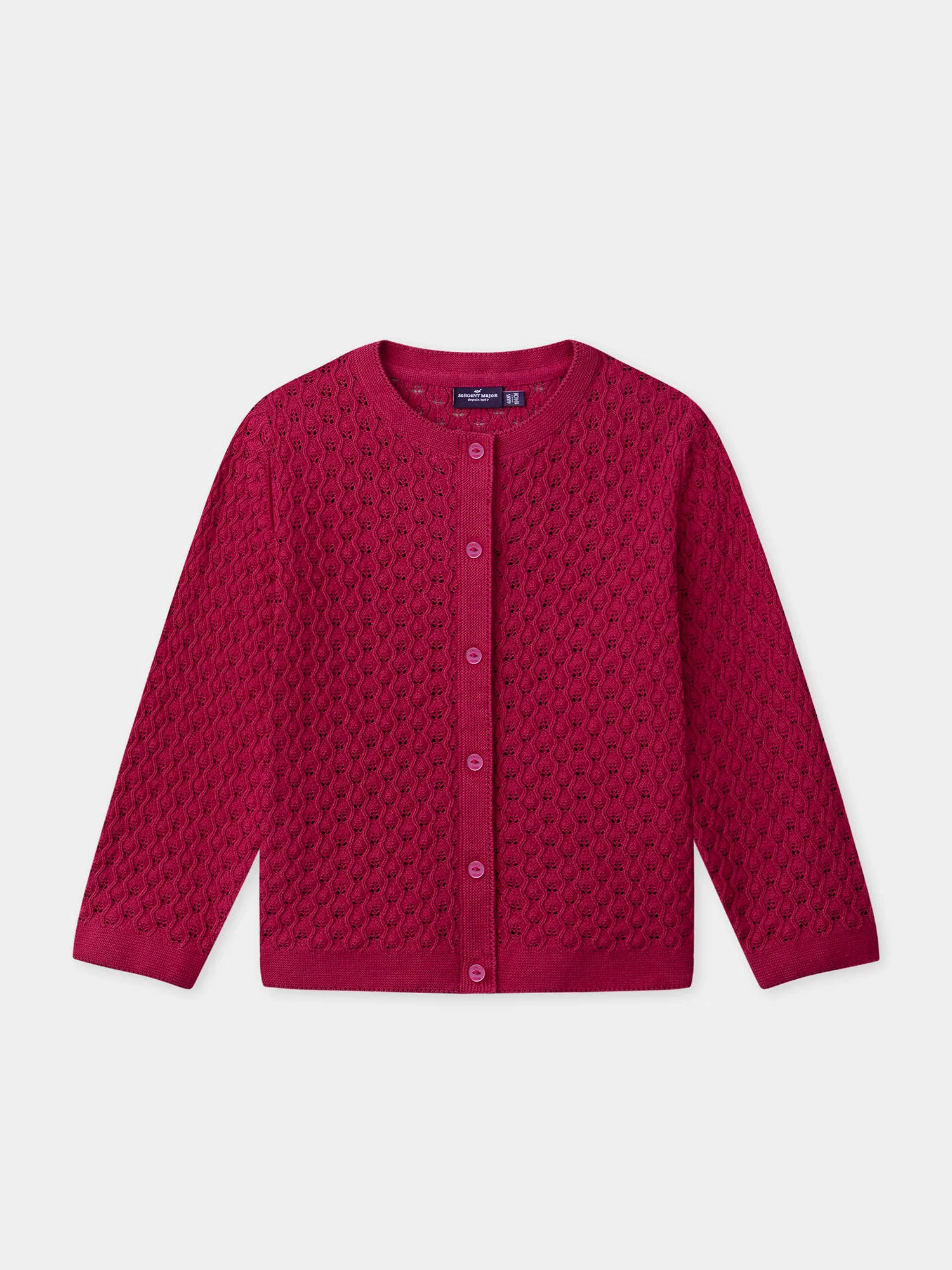 Gilet fuchsia Fille
