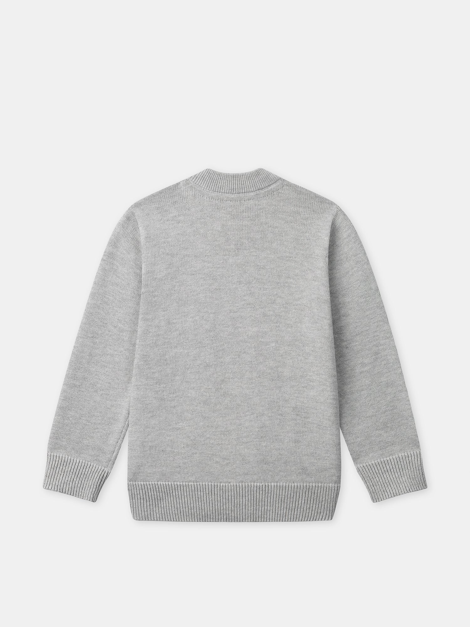 Gilet gris en maille Garçon - Image 6