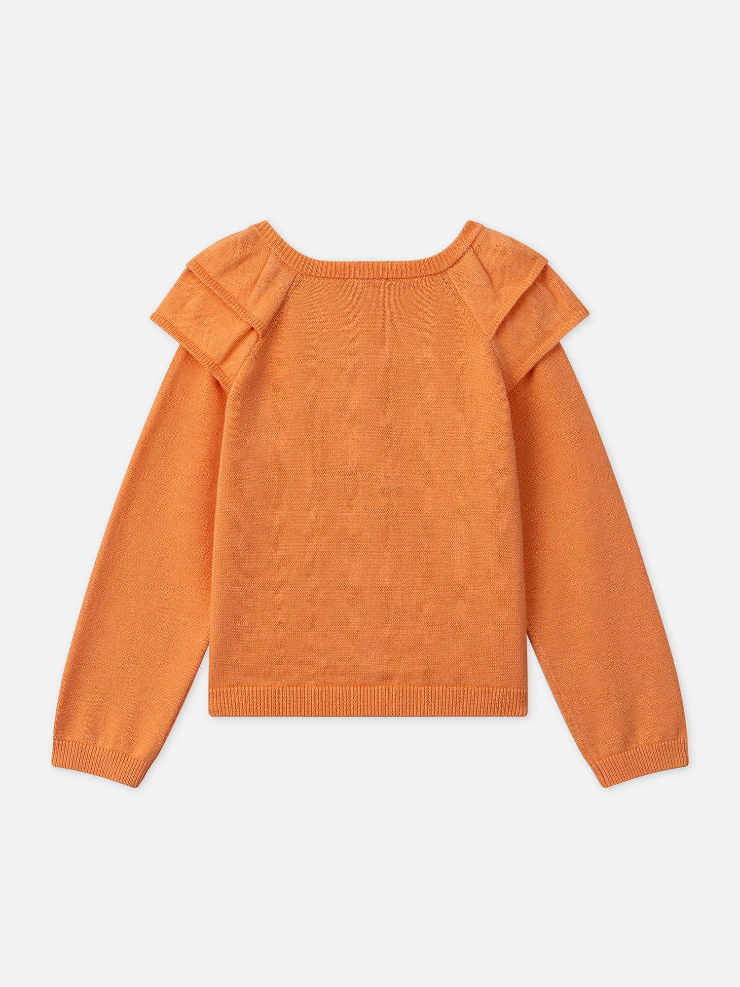 Gilet orange à volants - Image 3