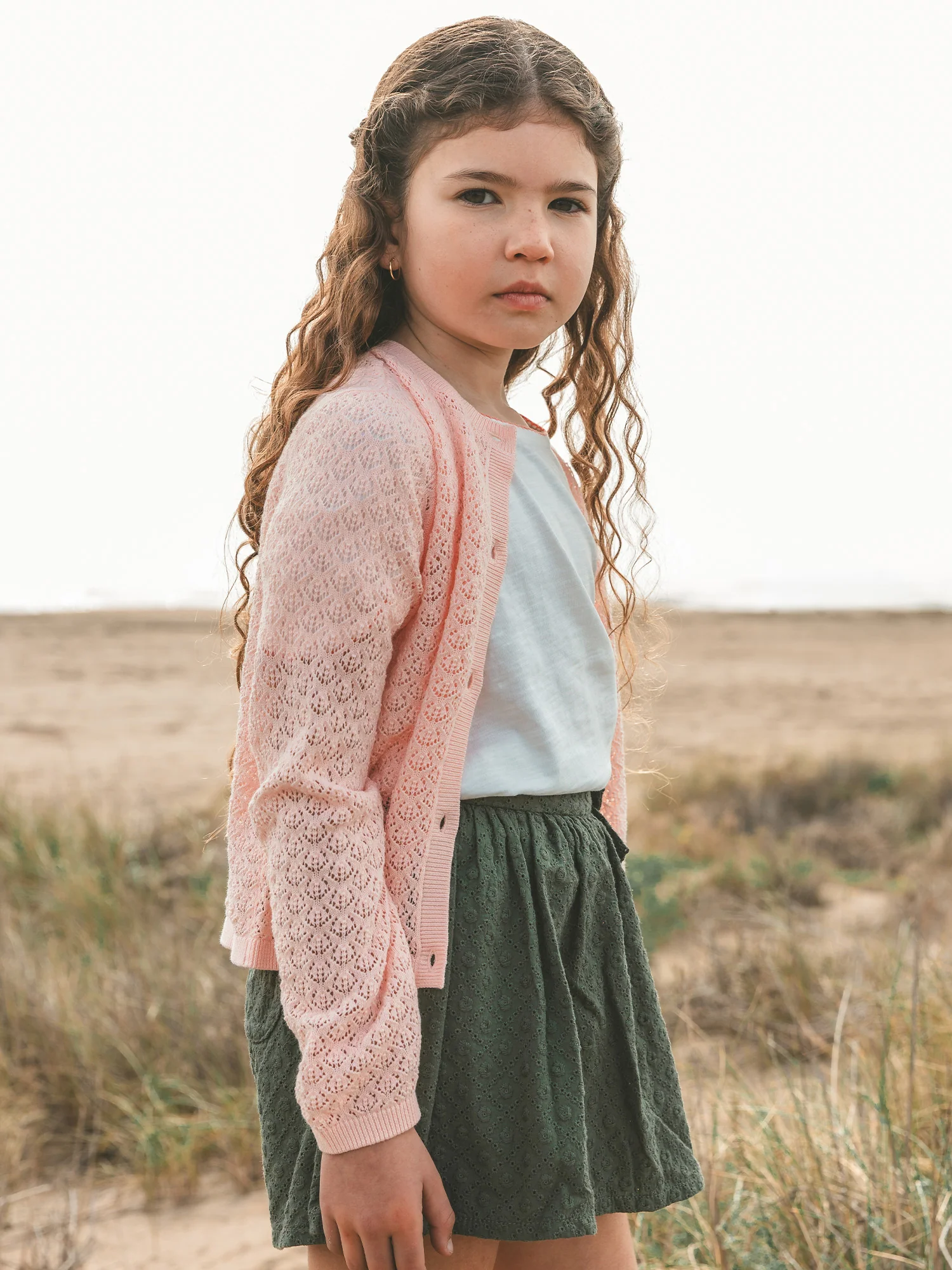 Gilet rose Fille - Image 2