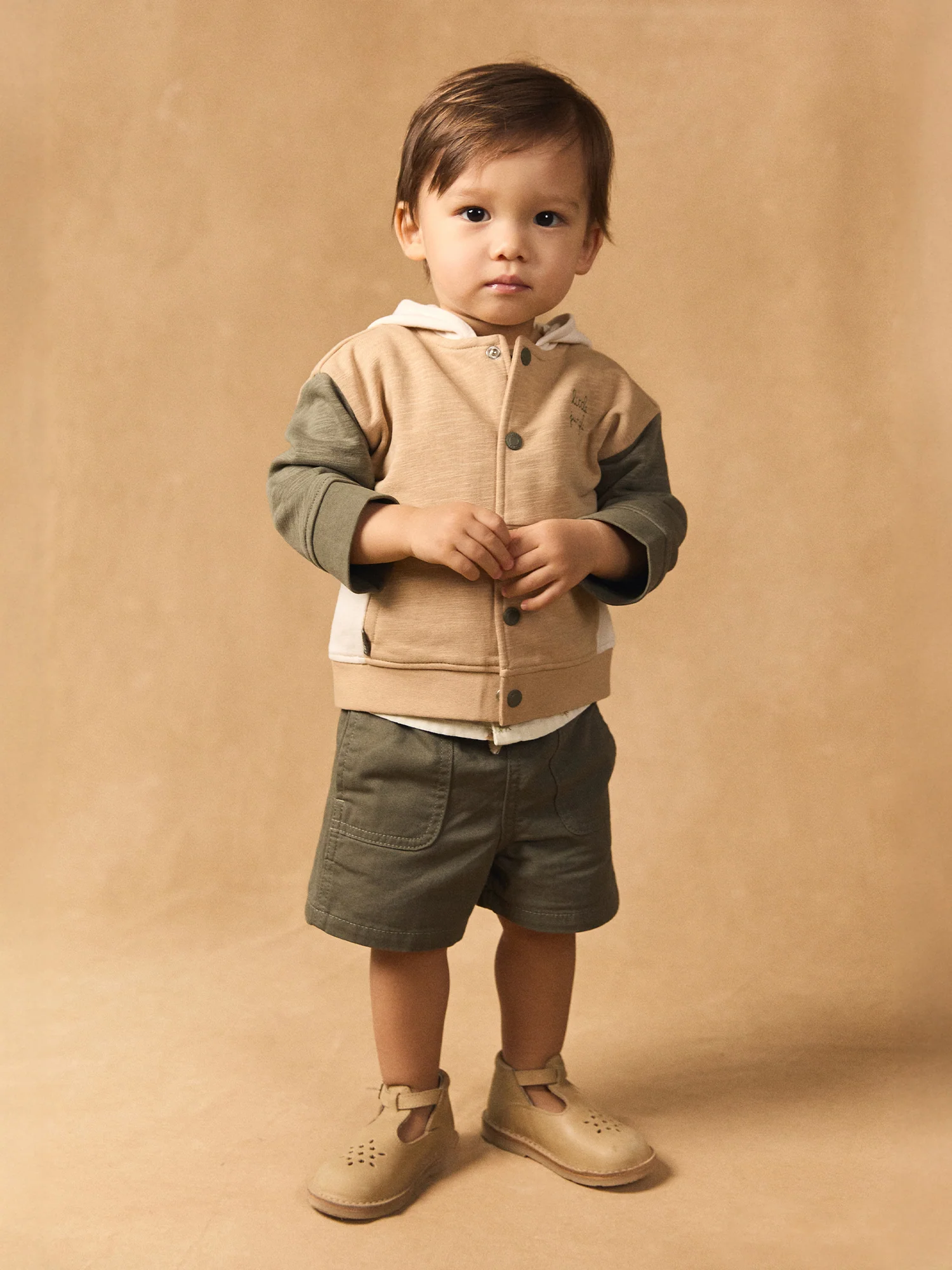 Gilet tricolore à capuche Bébé Garçon - Image 5