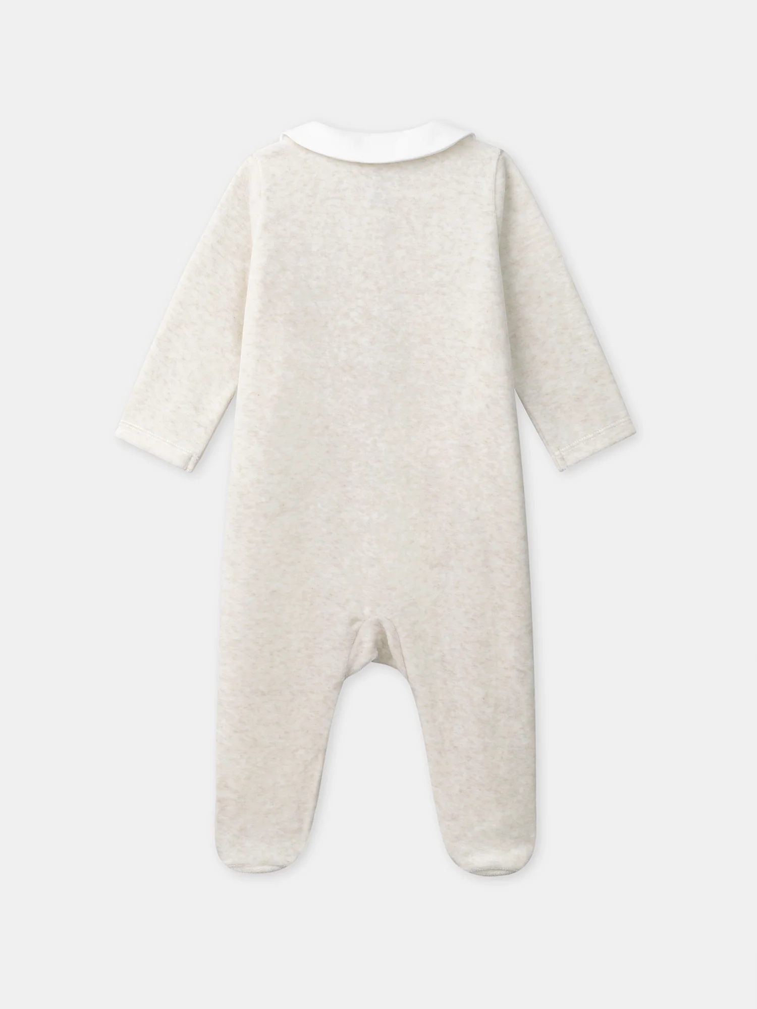 Grenouillère beige à broderie girafe Bébé Garçon - Image 3