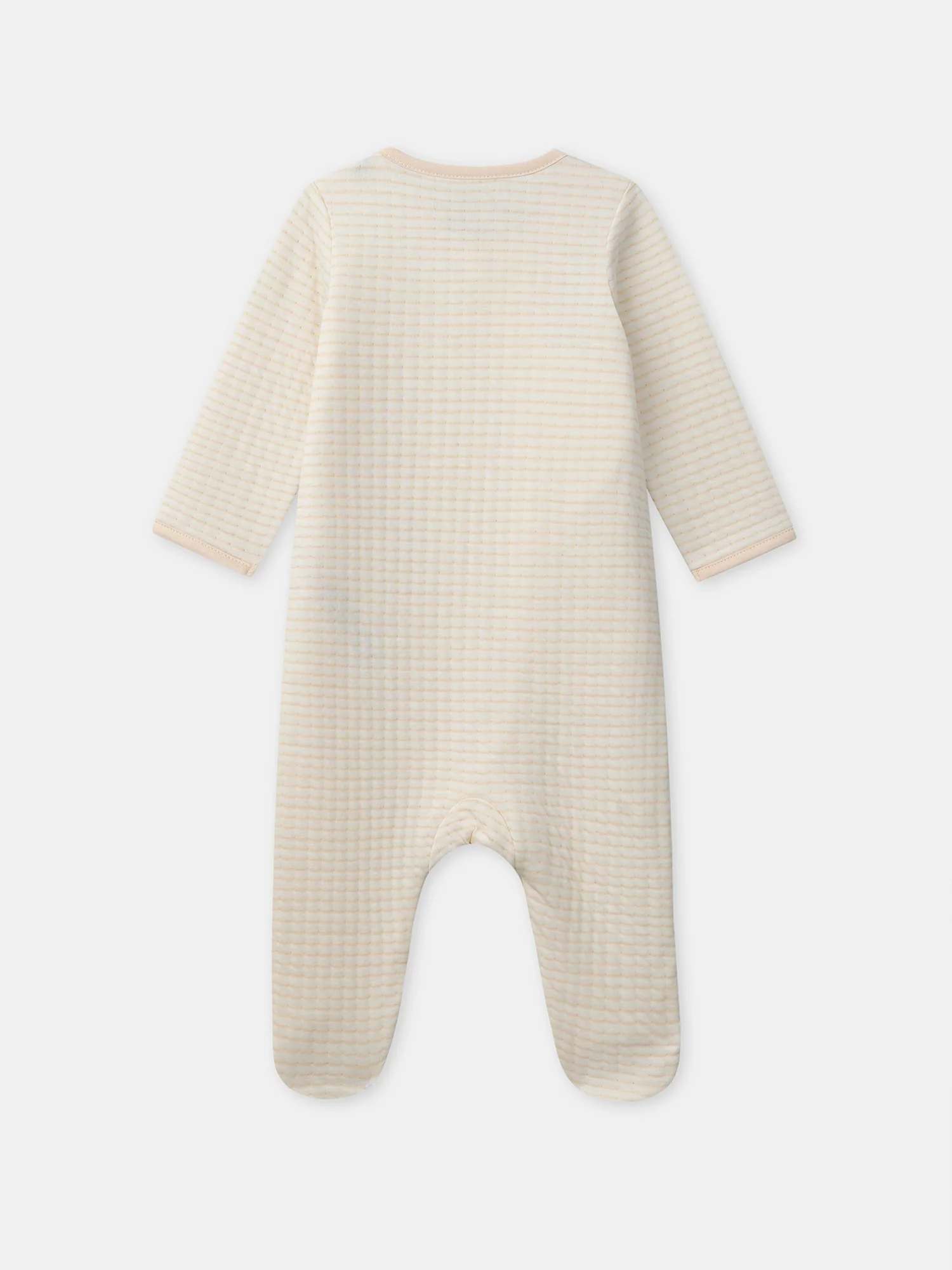 GrenouillÚre blanc et jaune avec visage d'ours Bébé Garçon - Image 4