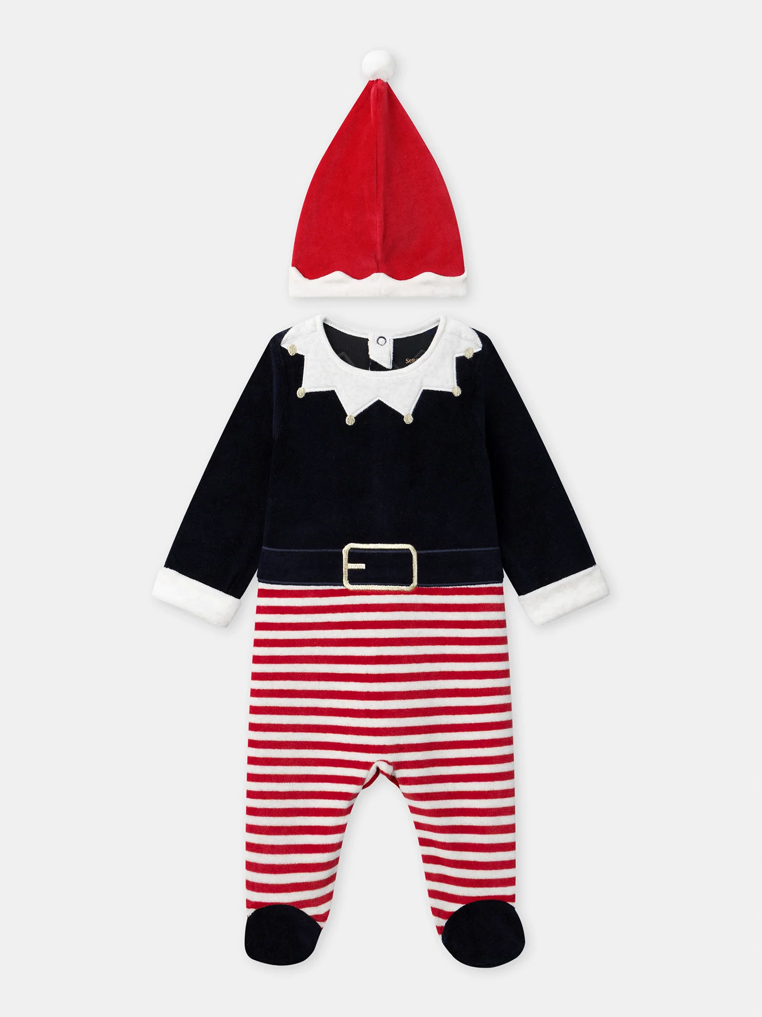 Grenouillère lutin + bonnet Bébé Garçon