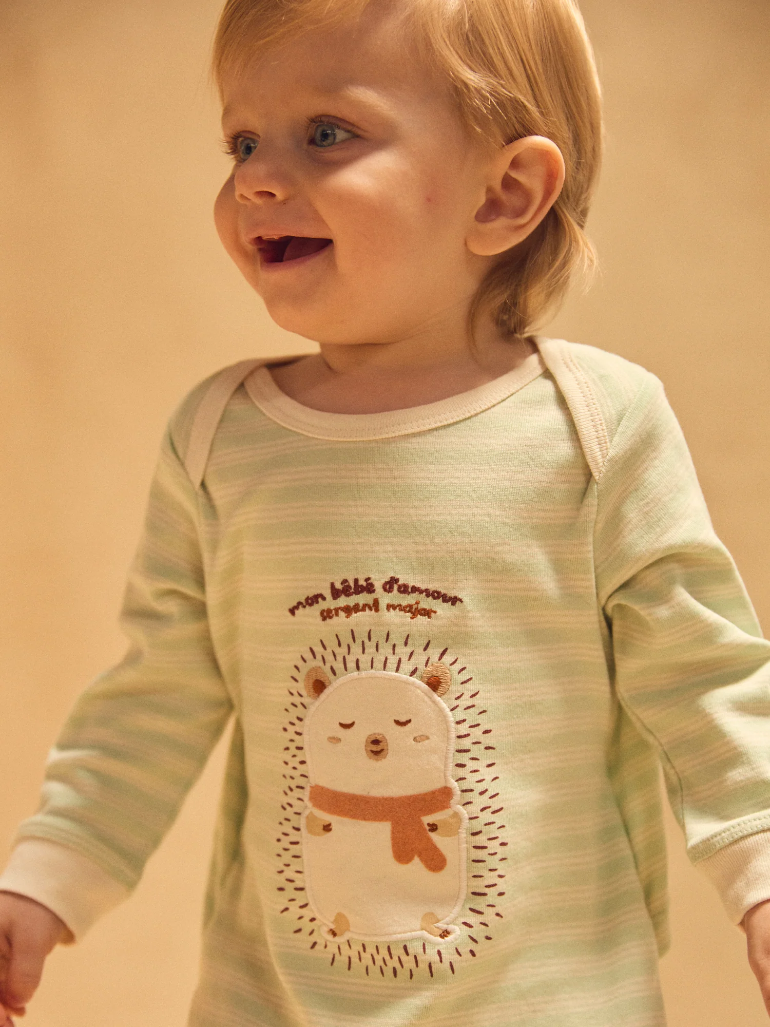 GrenouillÚre à rayures vertes Bébé Garçon - Image 3