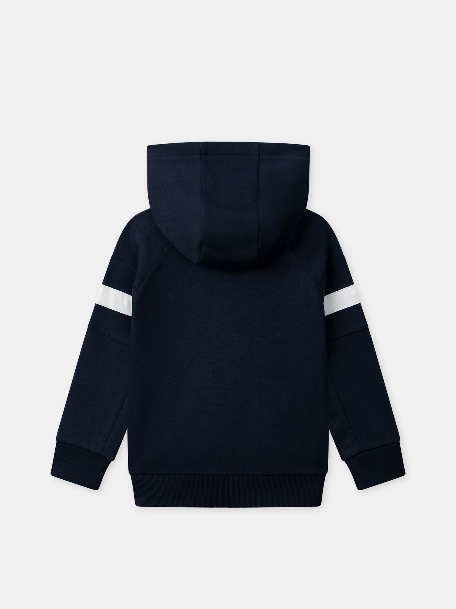 Gilet zippé à capuche bleu marine Garçon - Image 8