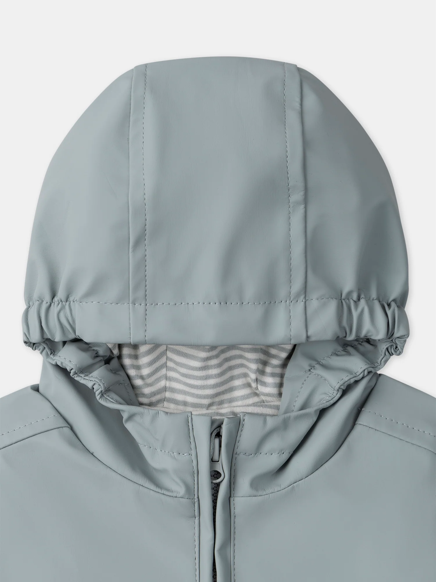Imperméable détail rayé - Image 3