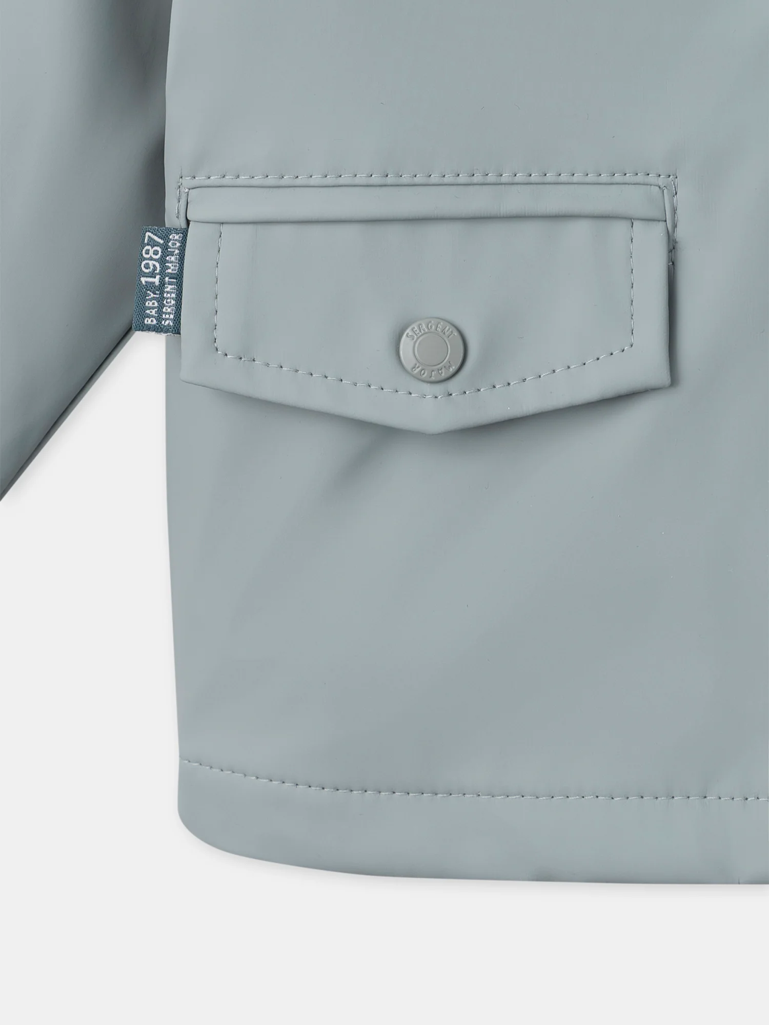 Imperméable détail rayé - Image 5