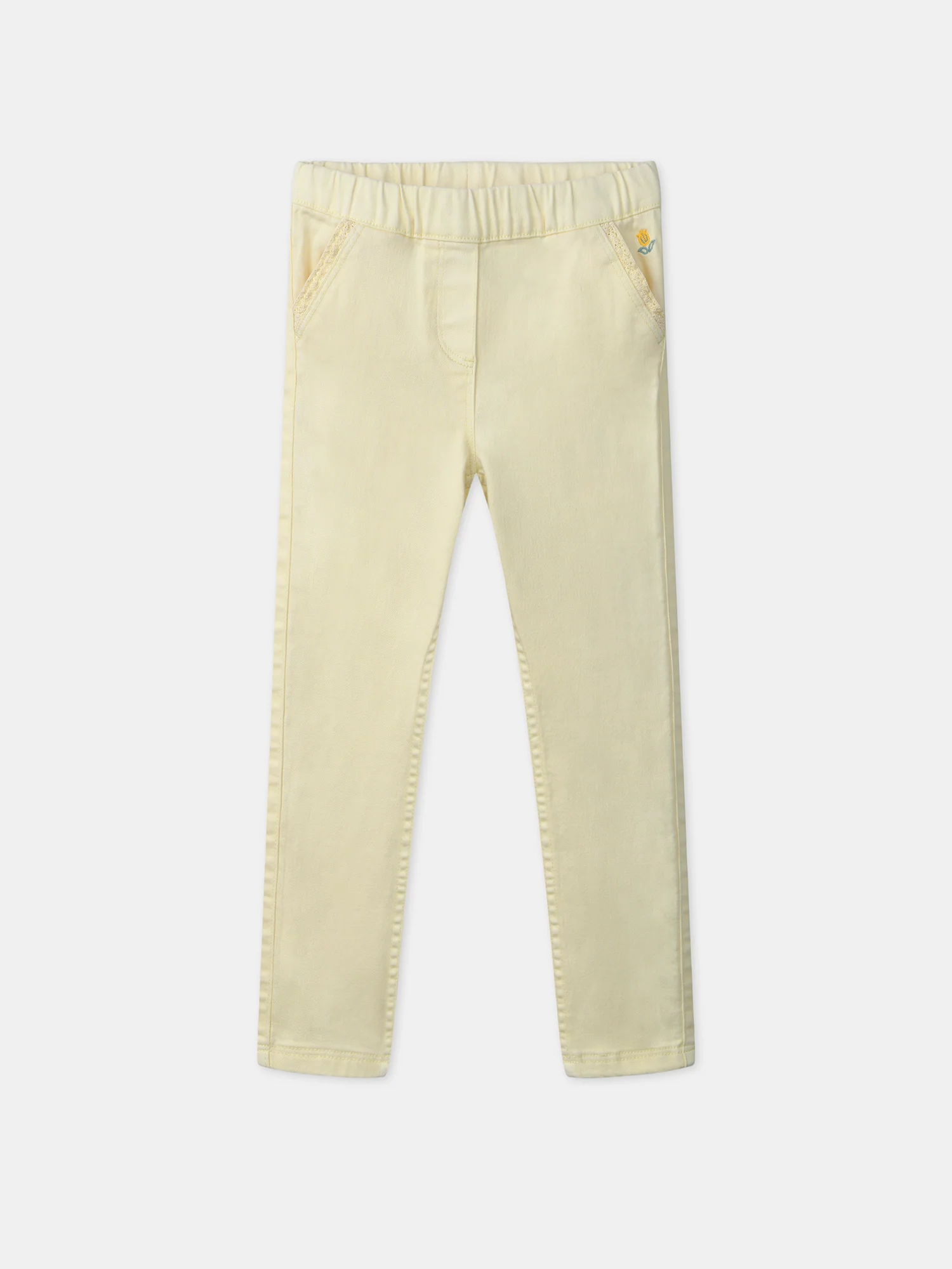 Jean slim jaune