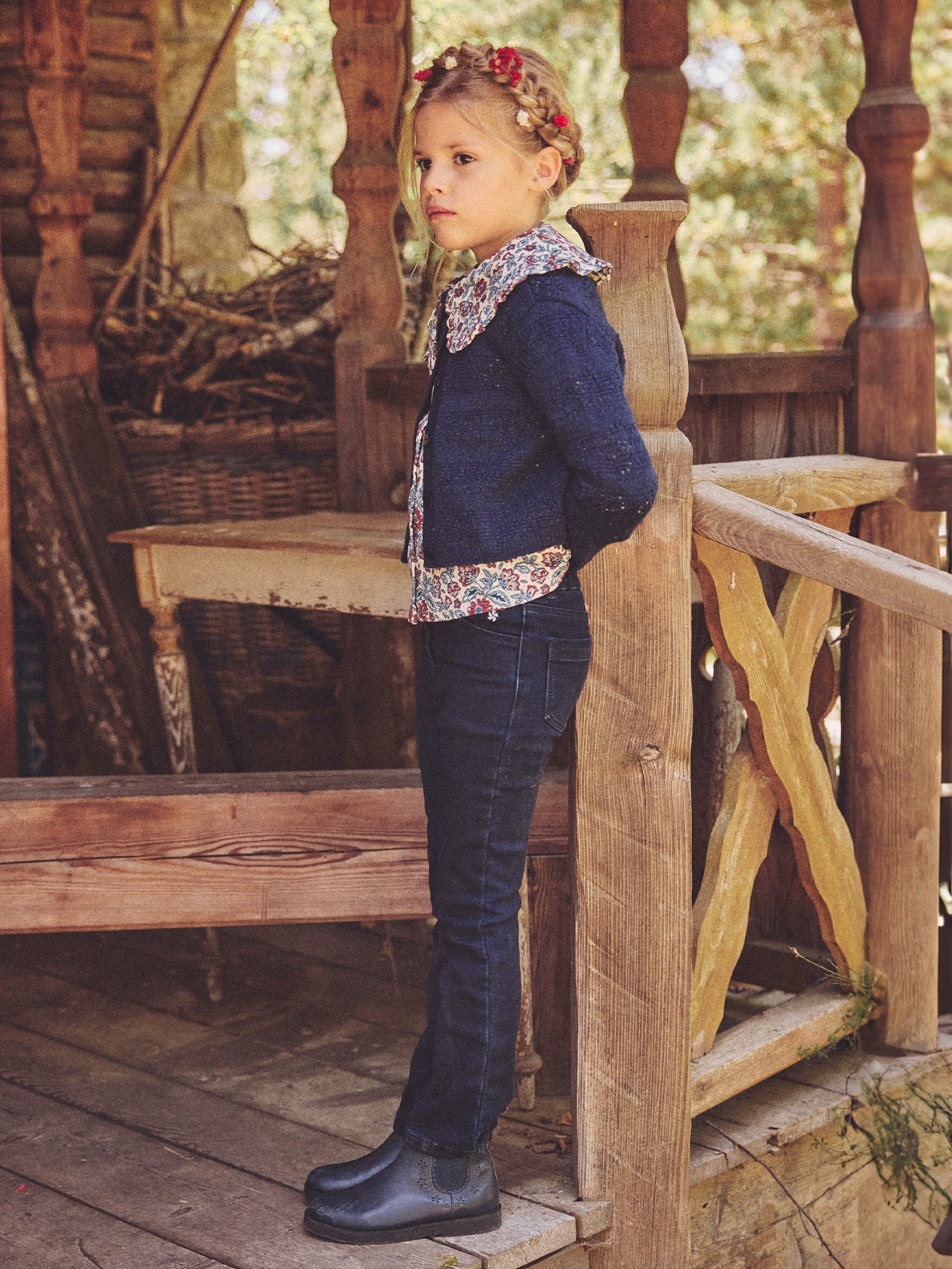 Jean bleu foncé Fille - Image 4