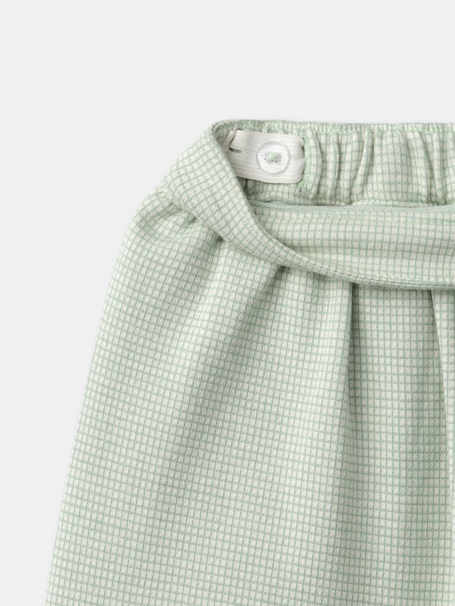 Jupe short à carreaux vert Fille - Image 6