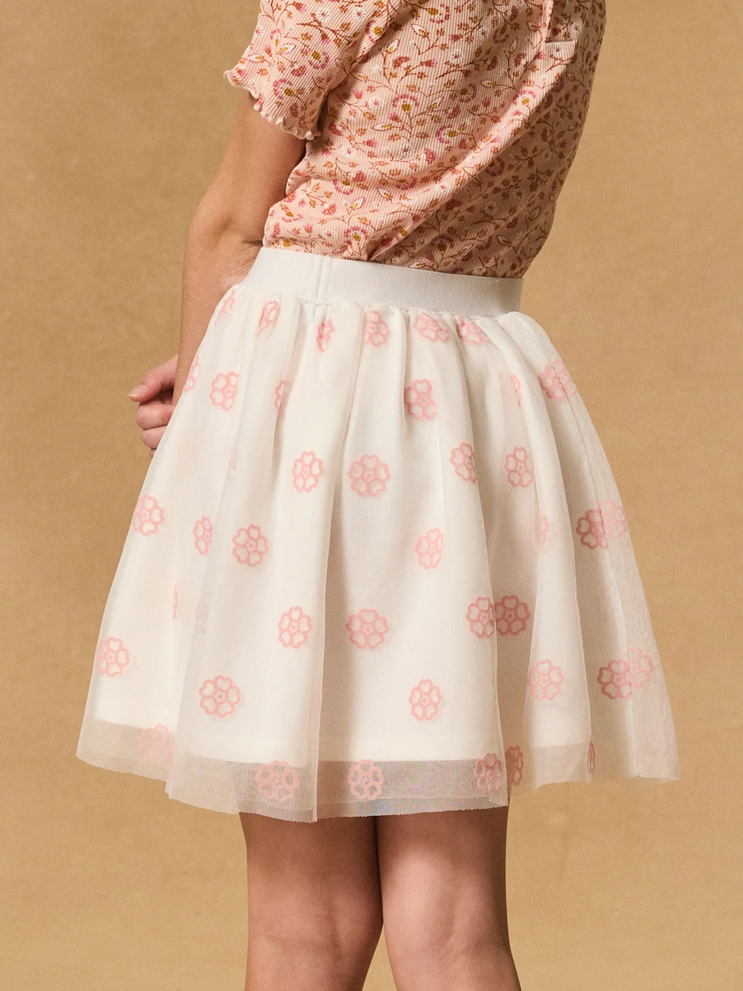 Jupe tutu fleur rose - Image 3