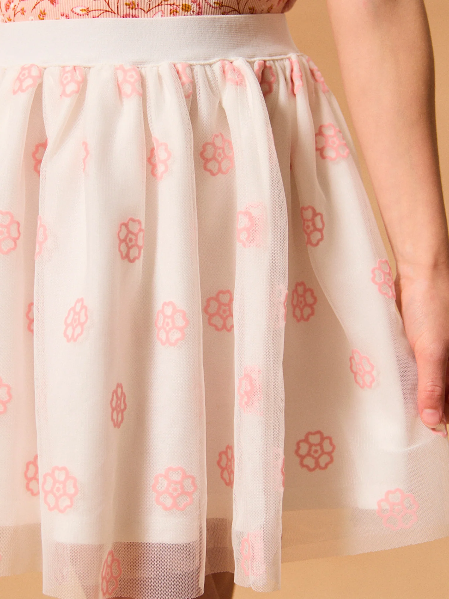 Jupe tutu fleur rose - Image 4