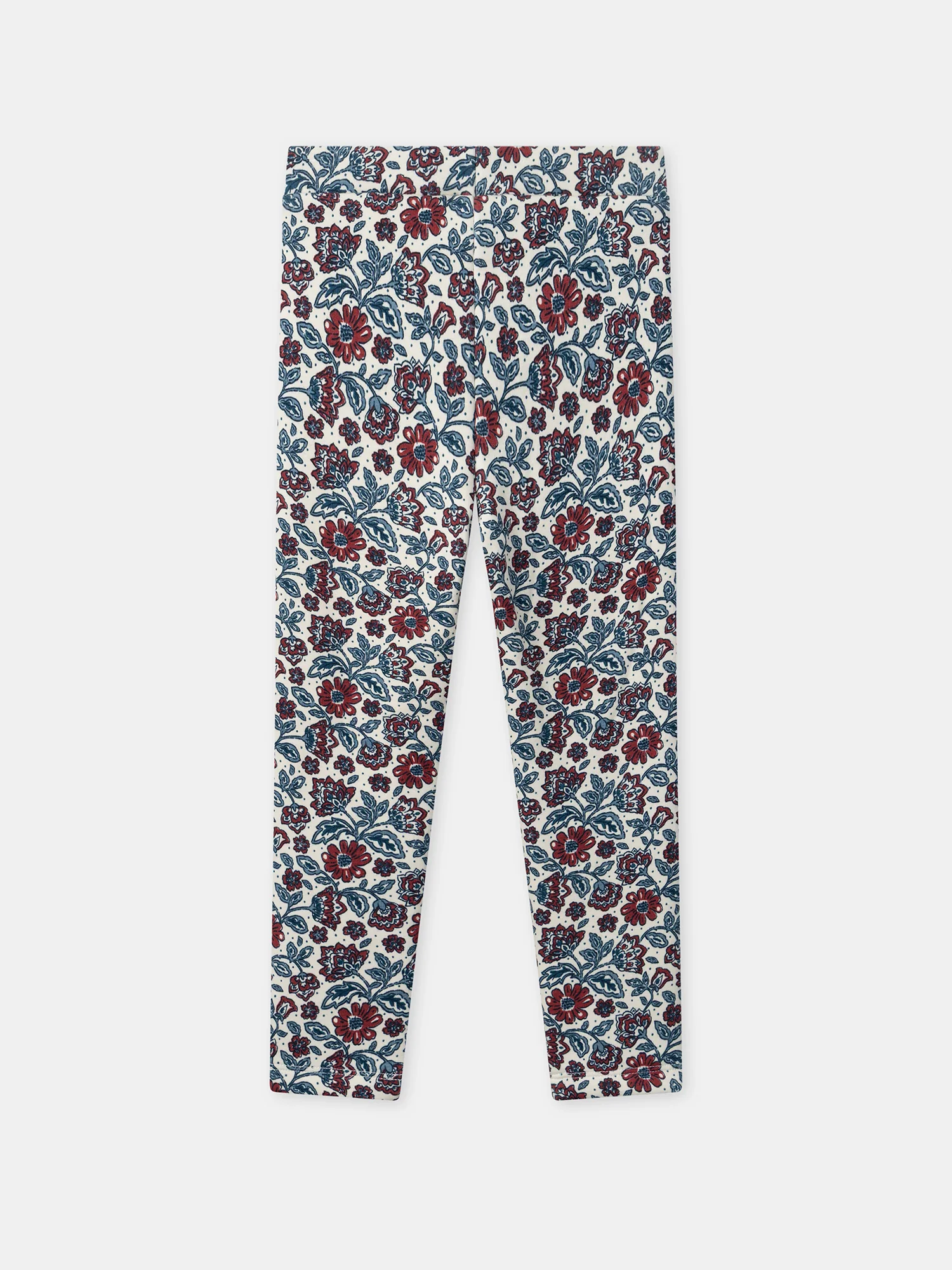 Legging fourré imprimé fleuri Fille - Image 3