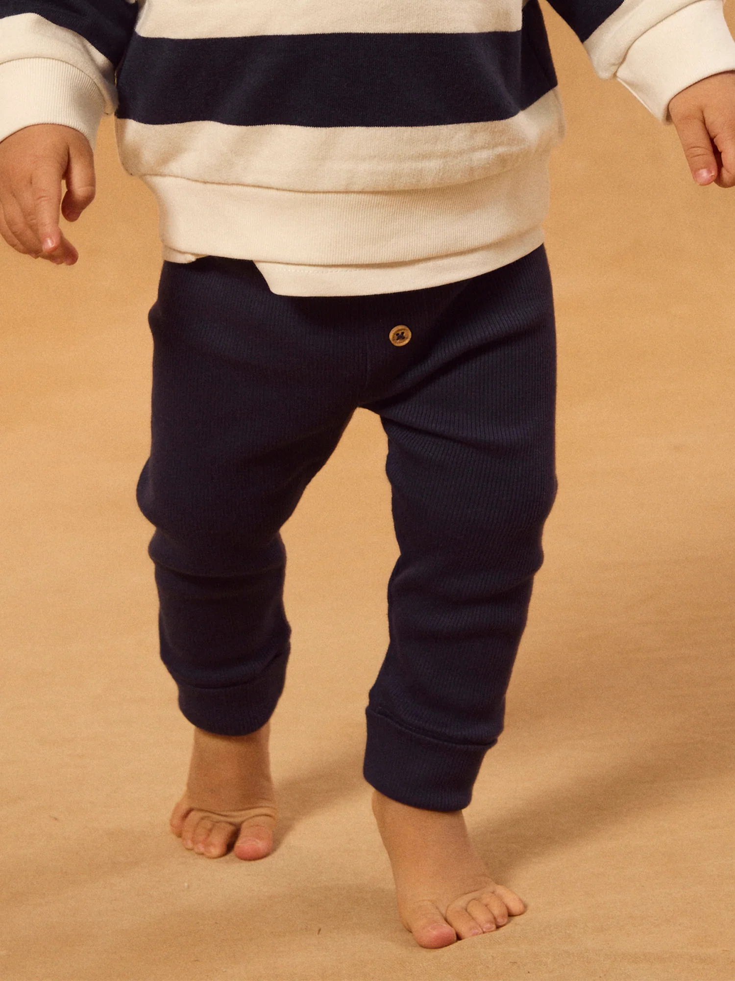 Legging bleu marine évolutif Bébé Mixte - Image 2