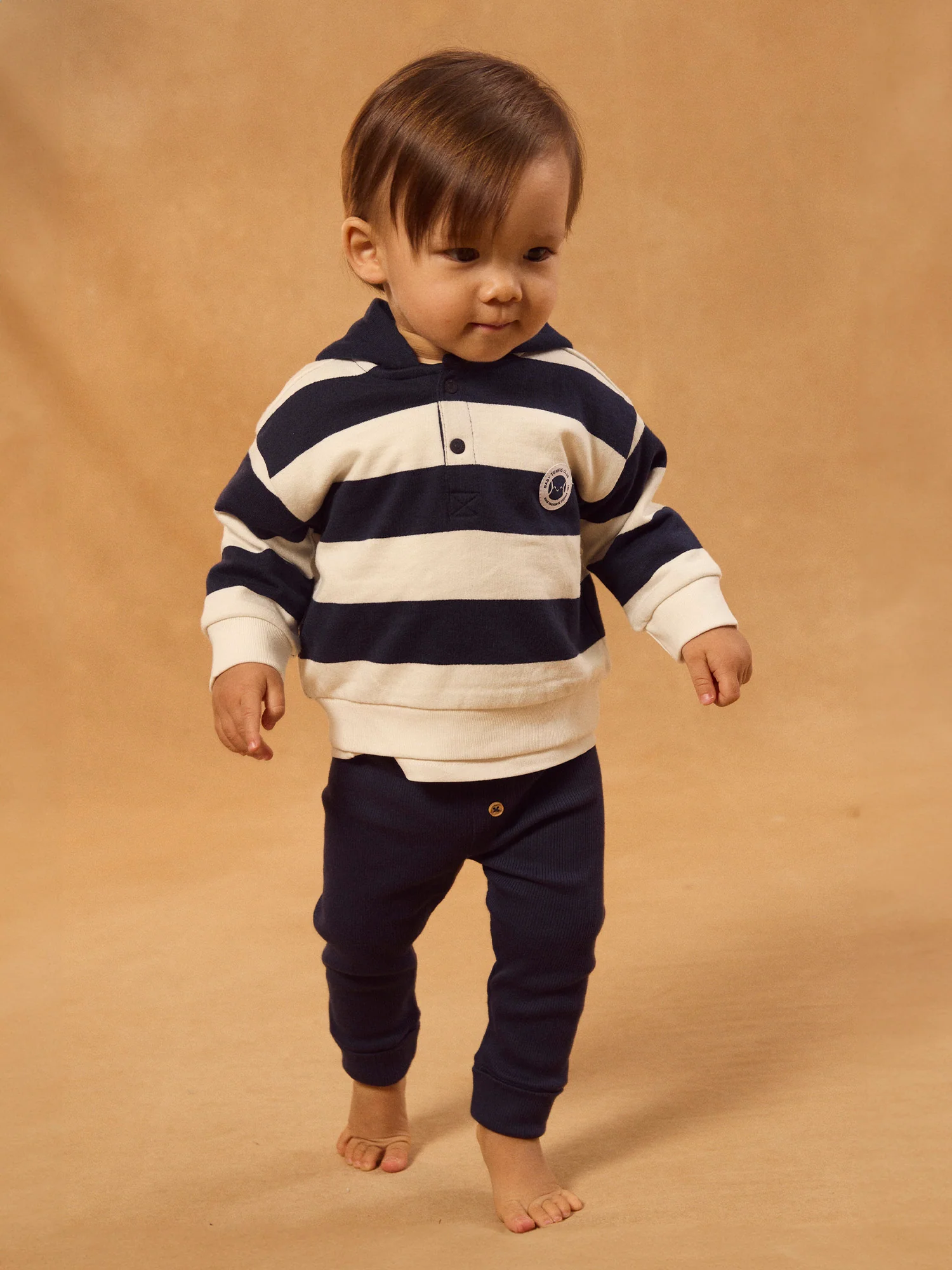 Legging bleu marine évolutif Bébé Mixte - Image 3