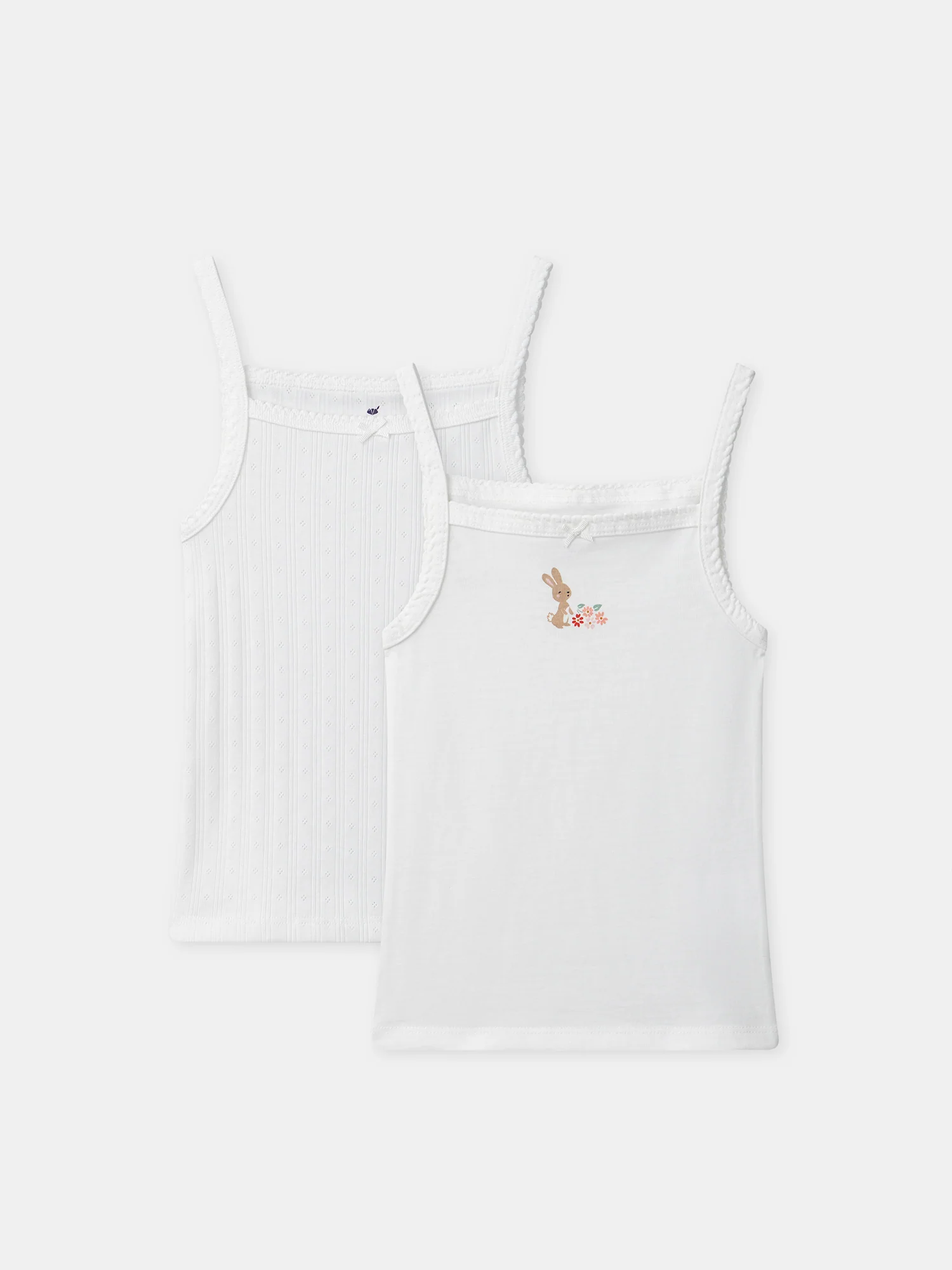 Lot de 2 débardeurs Lapin Fille