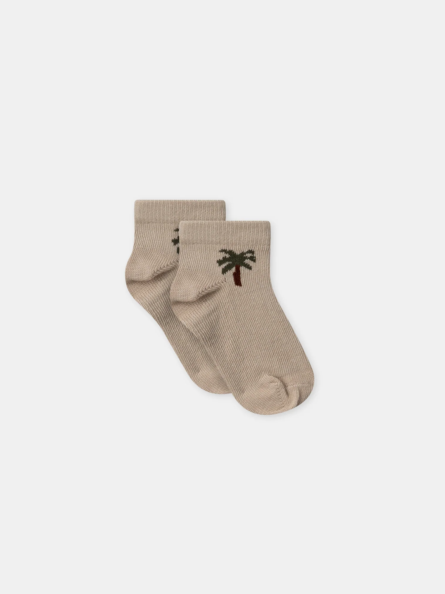Lot de 2 chaussettes vichy ou beige uni Bébé Garçon - Image 5